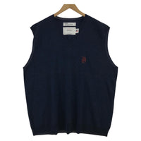ニット DAIRIKU 23SS OVERSIZED LAME KNIT VEST F ネイビー フリー ネイビー