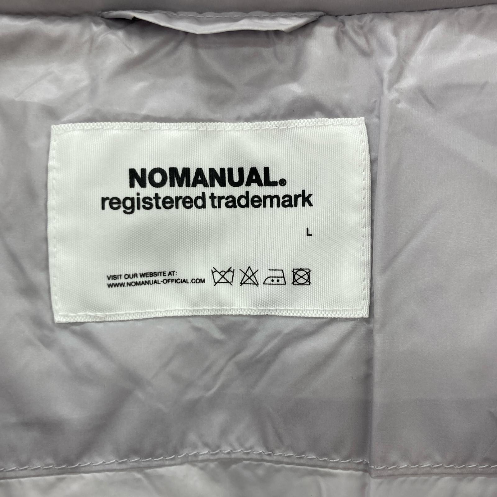 ダウンジャケット NOMANUAL L グレー