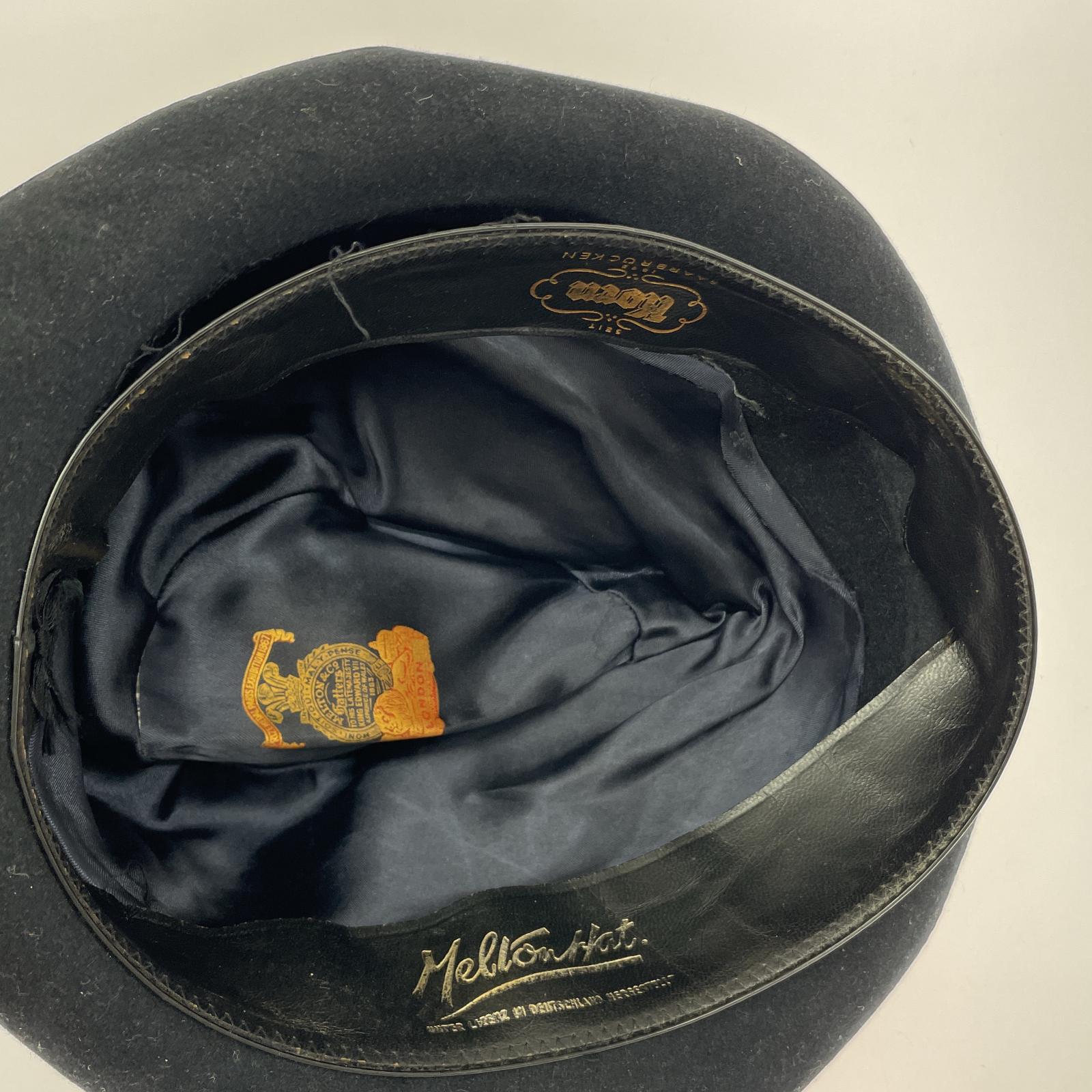 ハット MELTON&CO HATTERS LONDON ブラック
