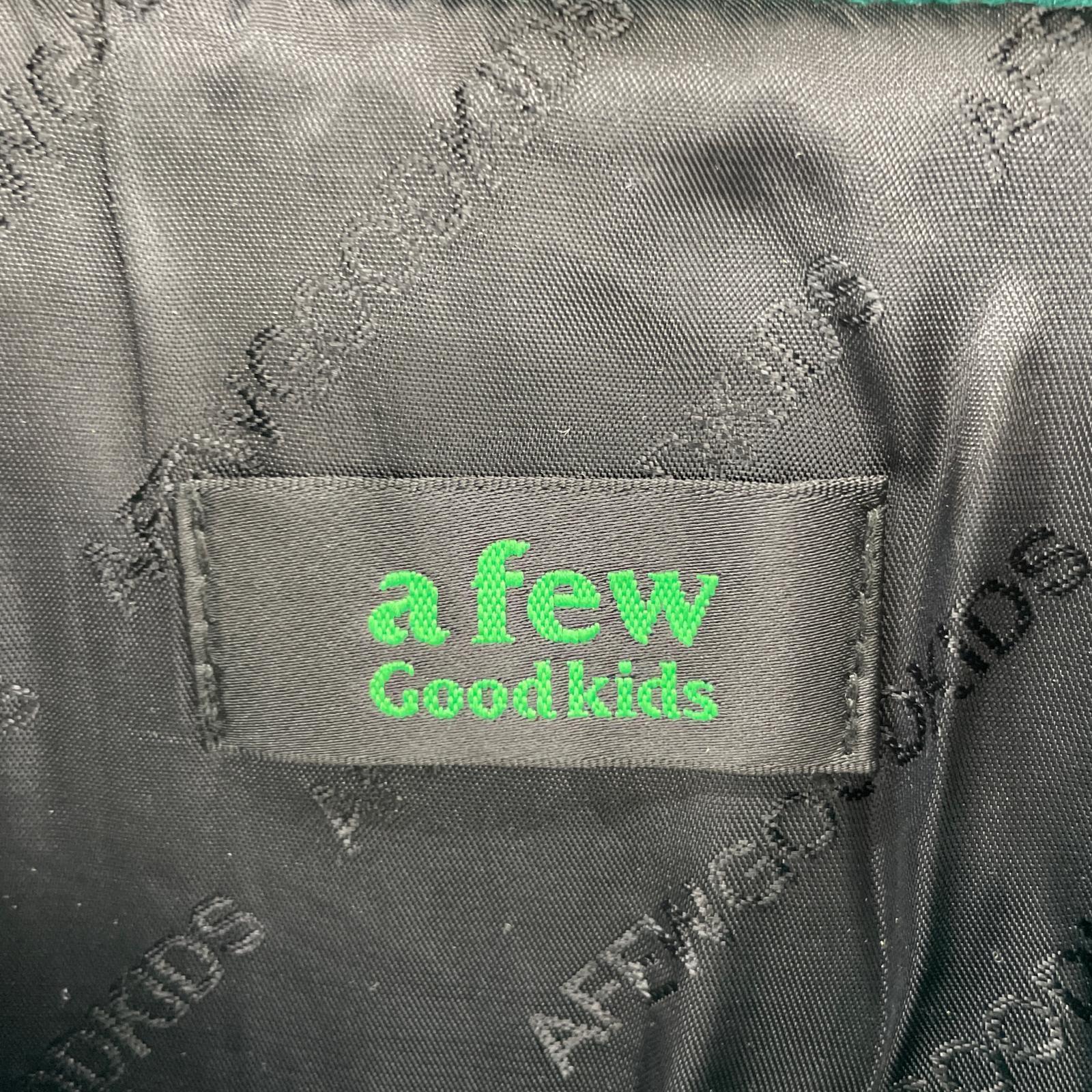 ジャケット A FEW GOOD KIDS ROCKET COLLEGE JACKET スタジャン 緑 (M) M グリーン