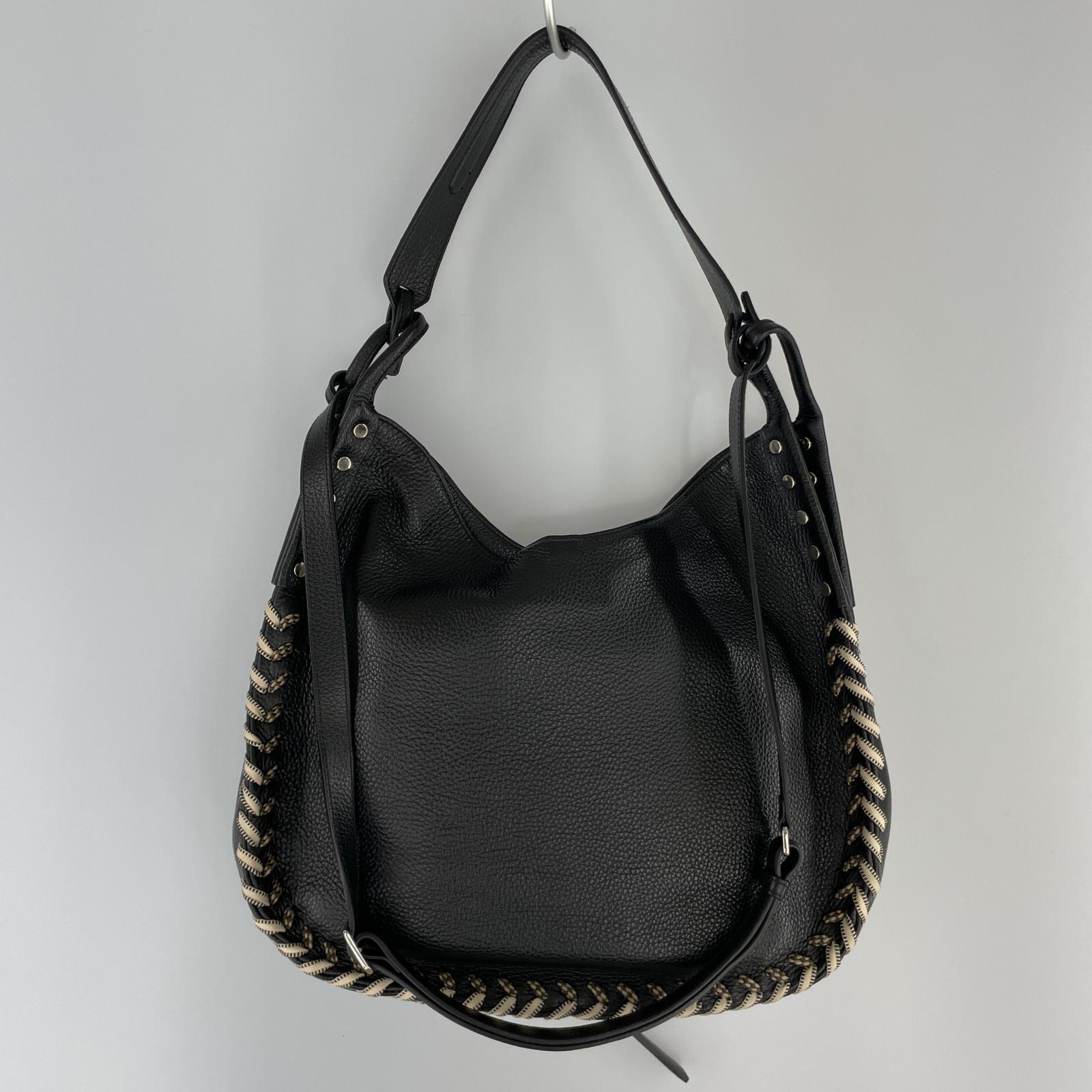 ショルダーバッグ ZANELLATO IMA LINEA NODO COLONIAL レザーショルダーバッグ ブラック ブラック