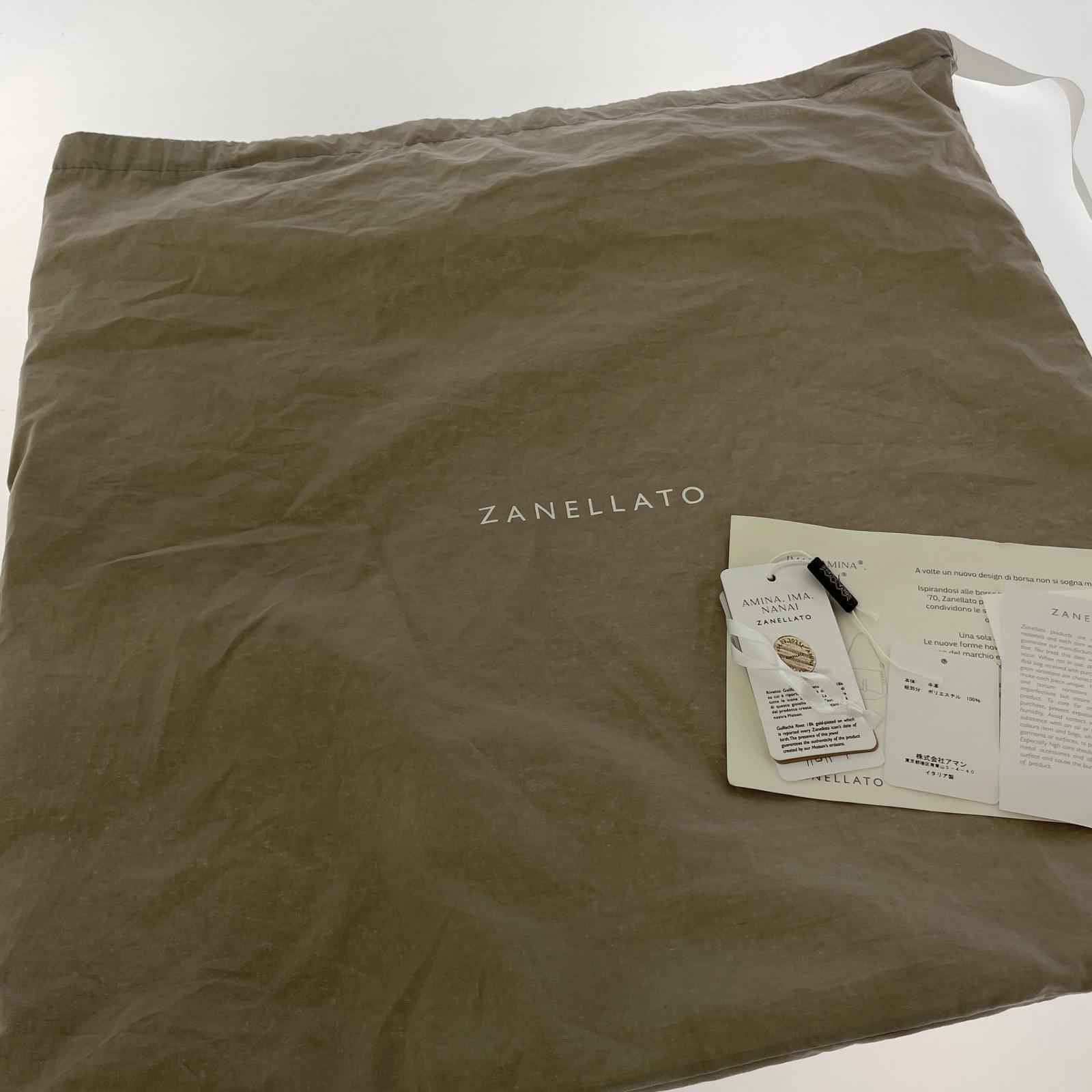 ショルダーバッグ ZANELLATO IMA LINEA NODO COLONIAL レザーショルダーバッグ ブラック ブラック