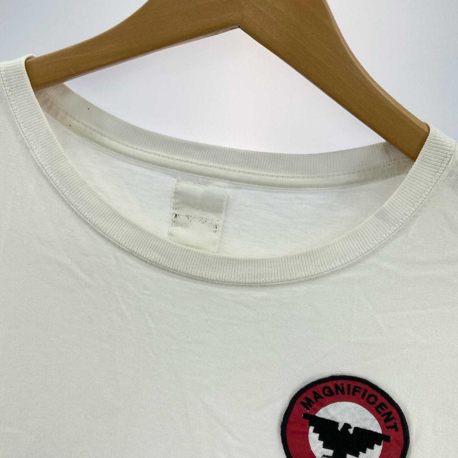 半袖Tシャツ ワッペンtee 白 ホワイト