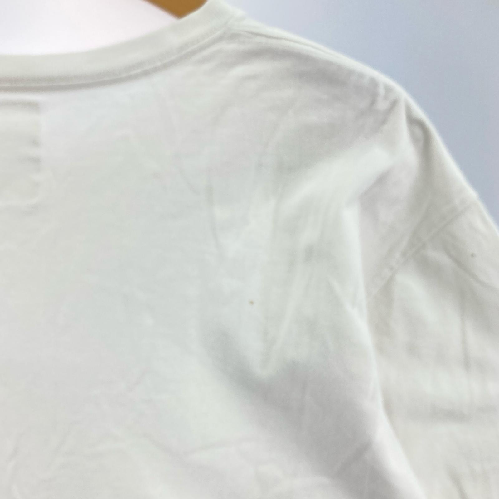 半袖Tシャツ ワッペンtee 白 ホワイト