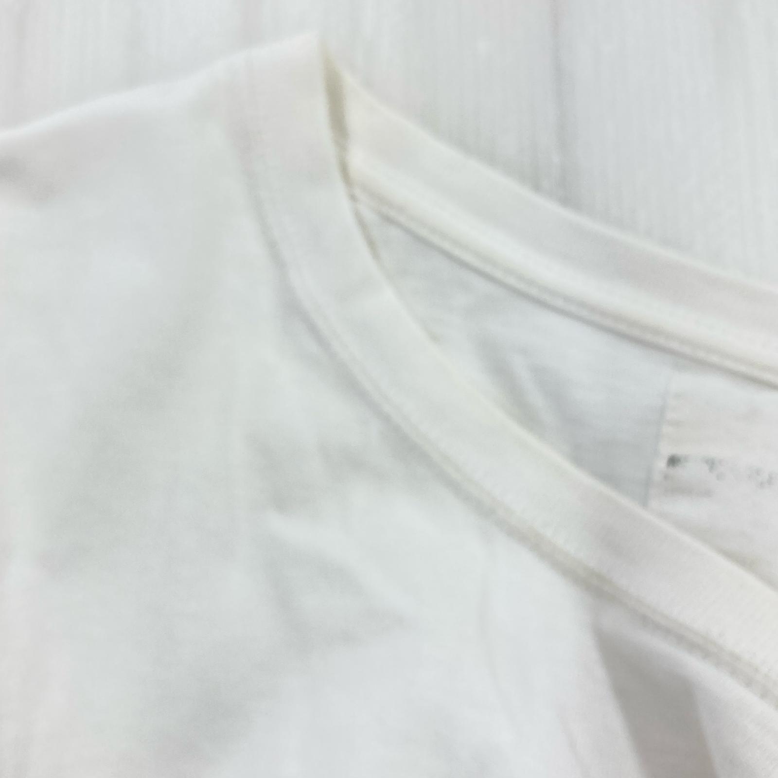 半袖Tシャツ ワッペンtee 白 ホワイト