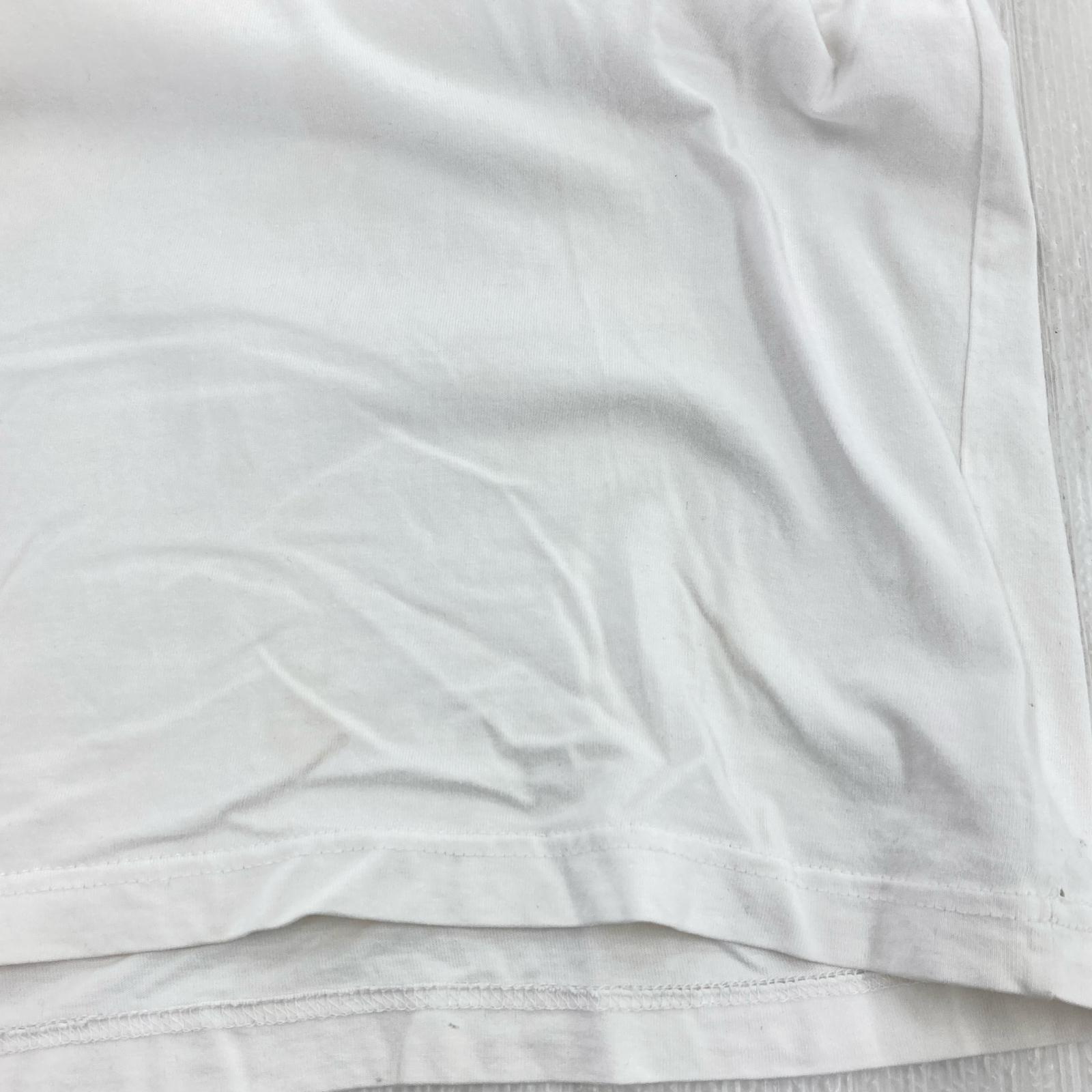 半袖Tシャツ ワッペンtee 白 ホワイト