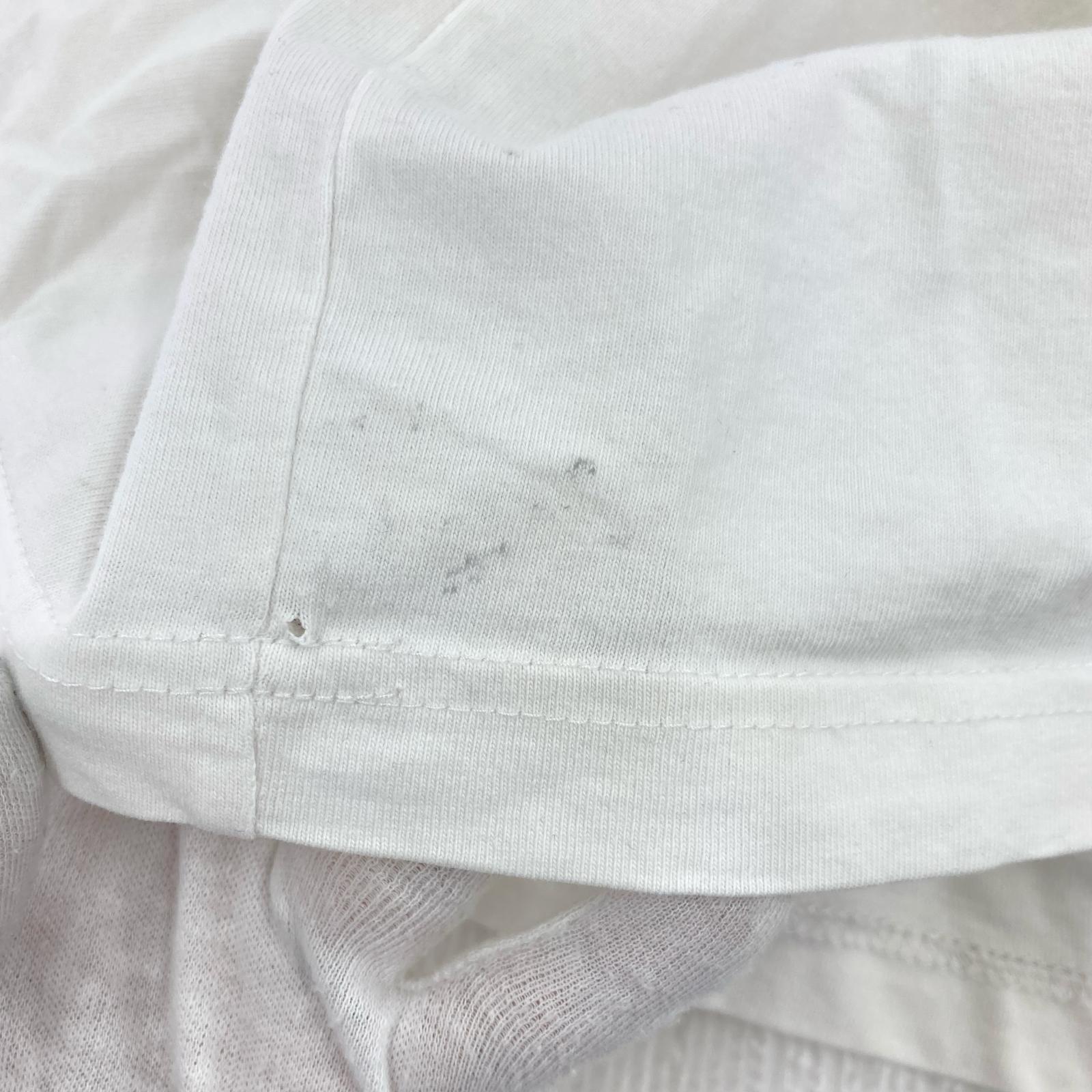 半袖Tシャツ ワッペンtee 白 ホワイト