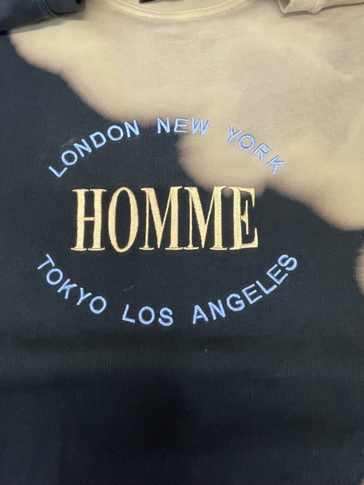 BALENCIAGA 17AW デムナ期 Oversize Bleach Homme Sweater S UP57 2017 00215
