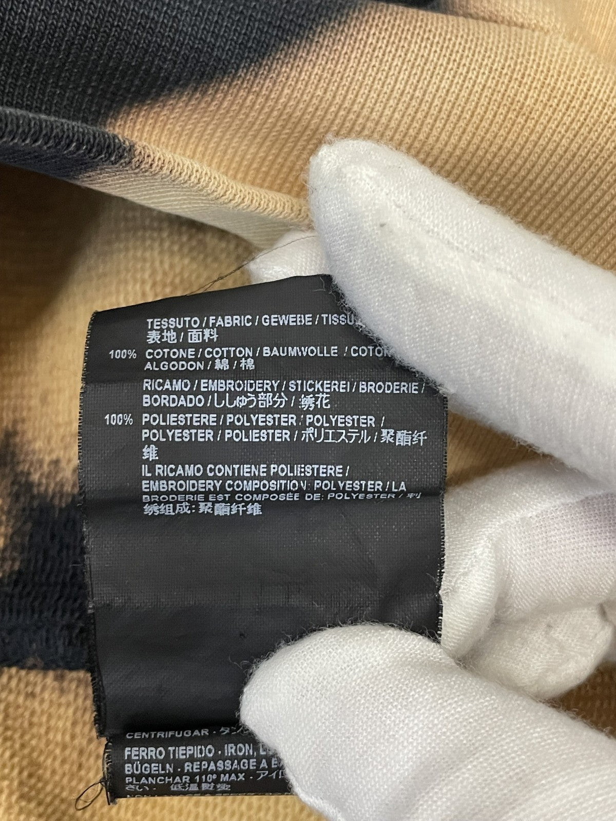 BALENCIAGA 17AW デムナ期 Oversize Bleach Homme Sweater S UP57 2017 00215