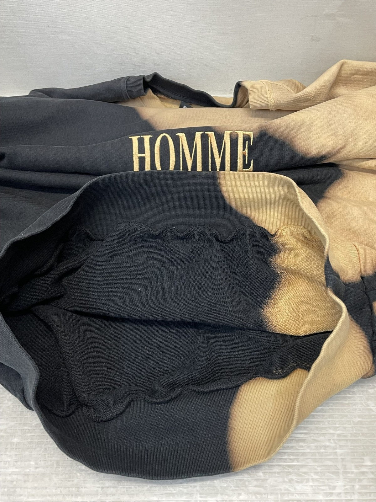 BALENCIAGA 17AW デムナ期 Oversize Bleach Homme Sweater S UP57 2017 00215