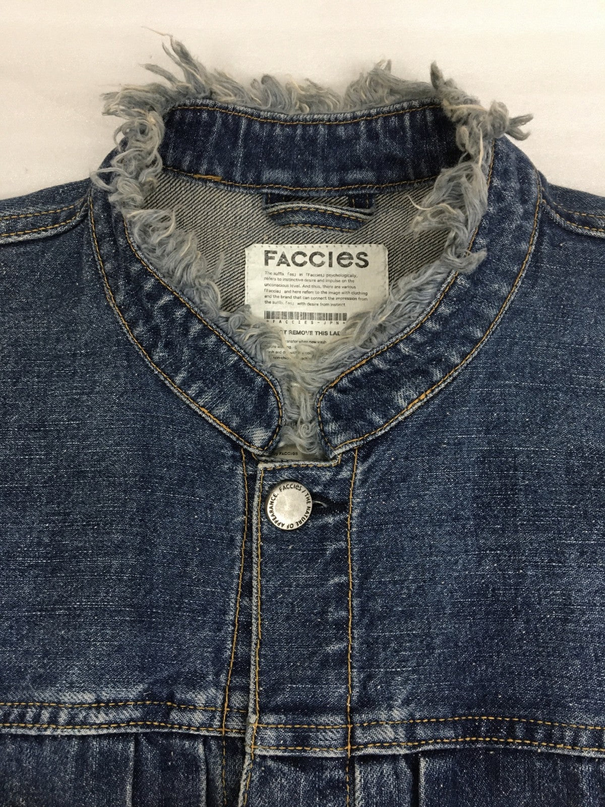 ジャケット FACCIES Cowboy Damage Denim Jacket (2)