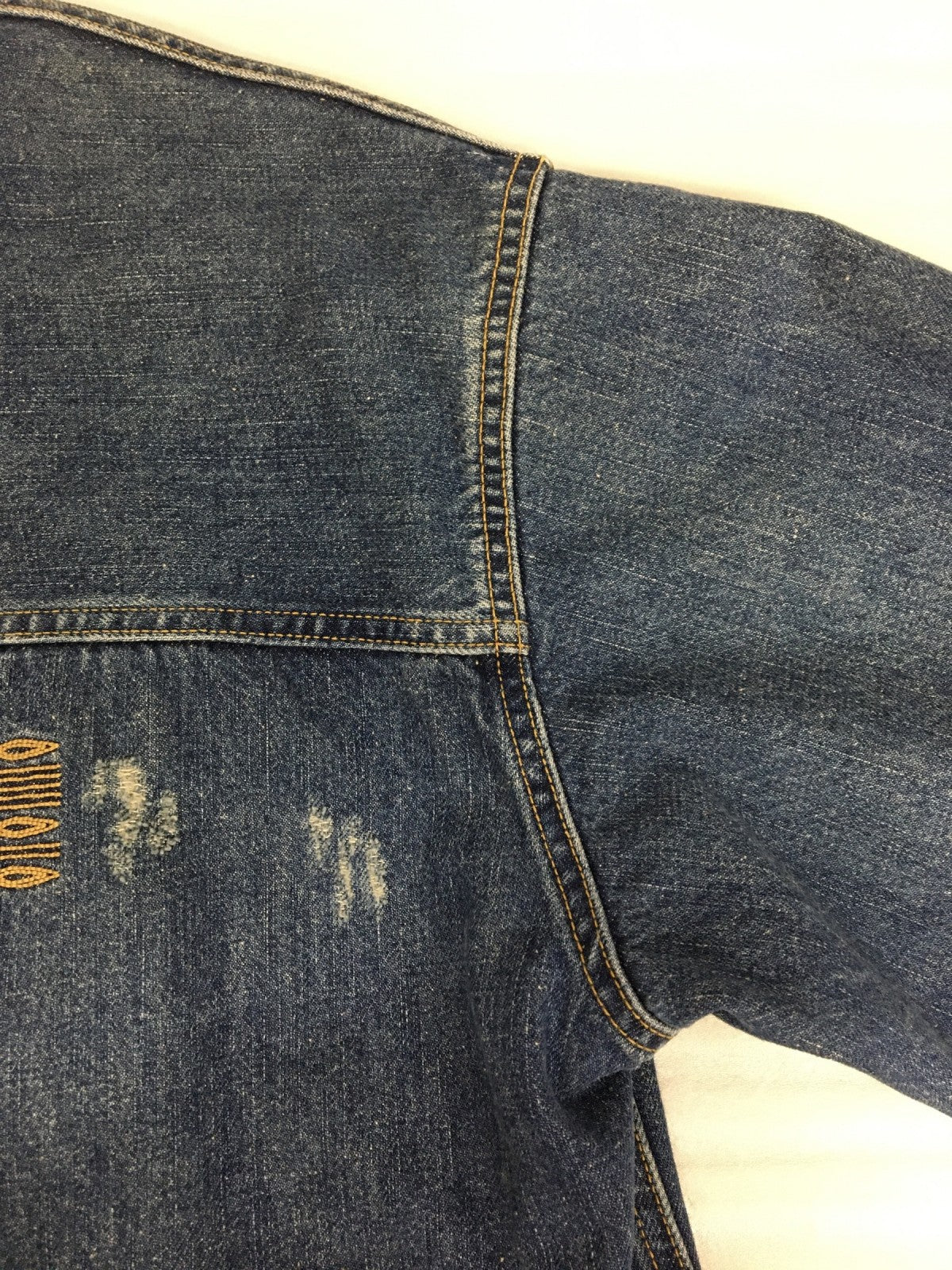 ジャケット FACCIES Cowboy Damage Denim Jacket (2)