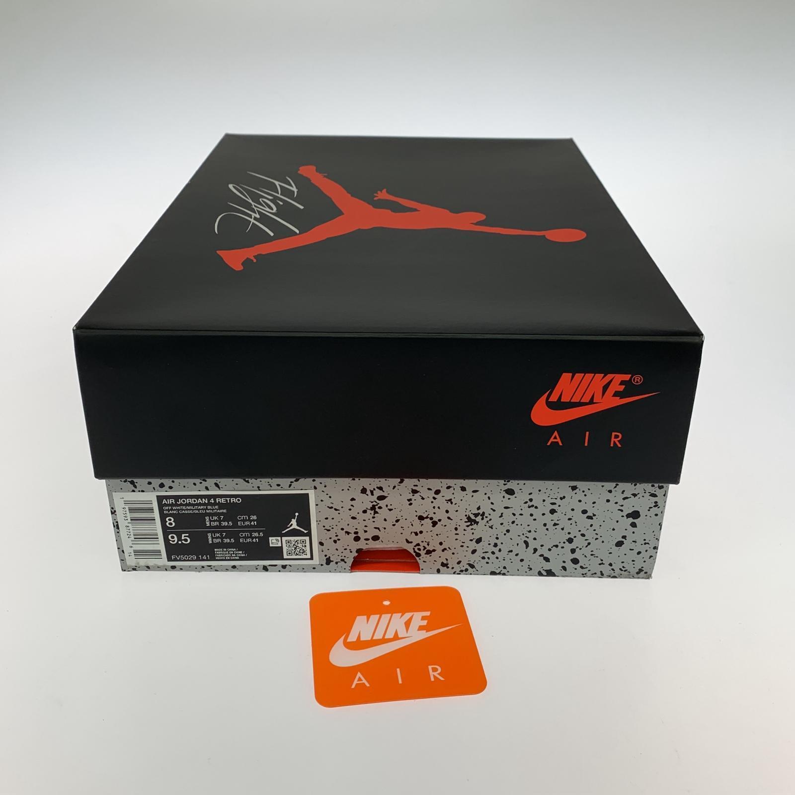 スニーカー AIR JORDAN 4 RETRO FV5029-141 26cm (US8 UK7 1/2 EU42) グレー