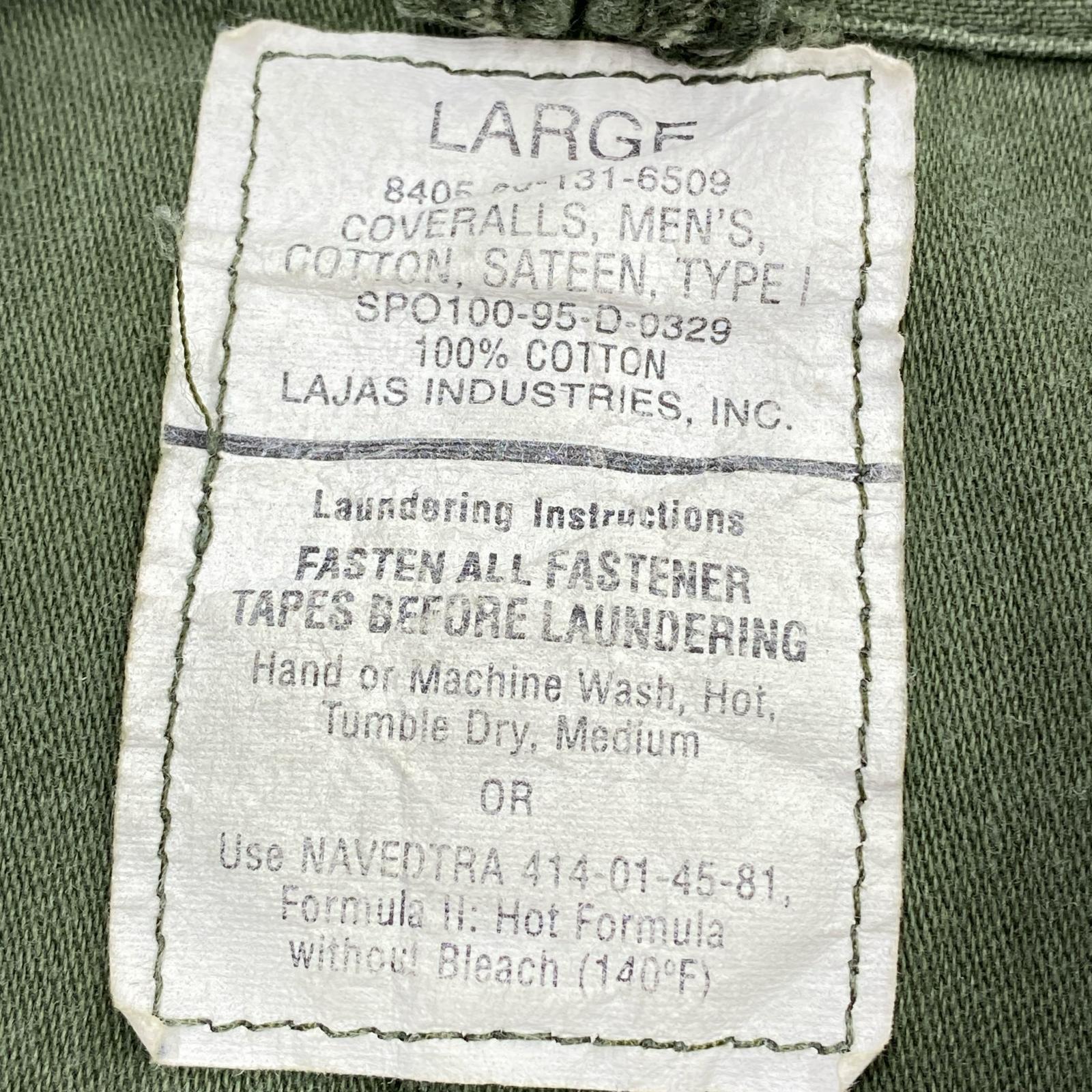 その他アウター US ARMY カバーオール SATEEN TYPE1 サイズL L