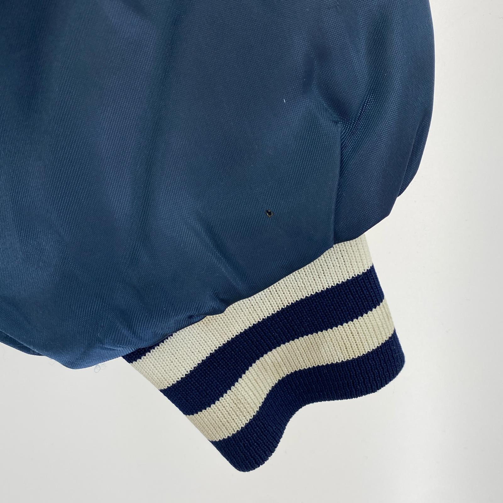 ブルゾン US.NAVY × Swingster USA製 ナイロンサテンスタジャン LL