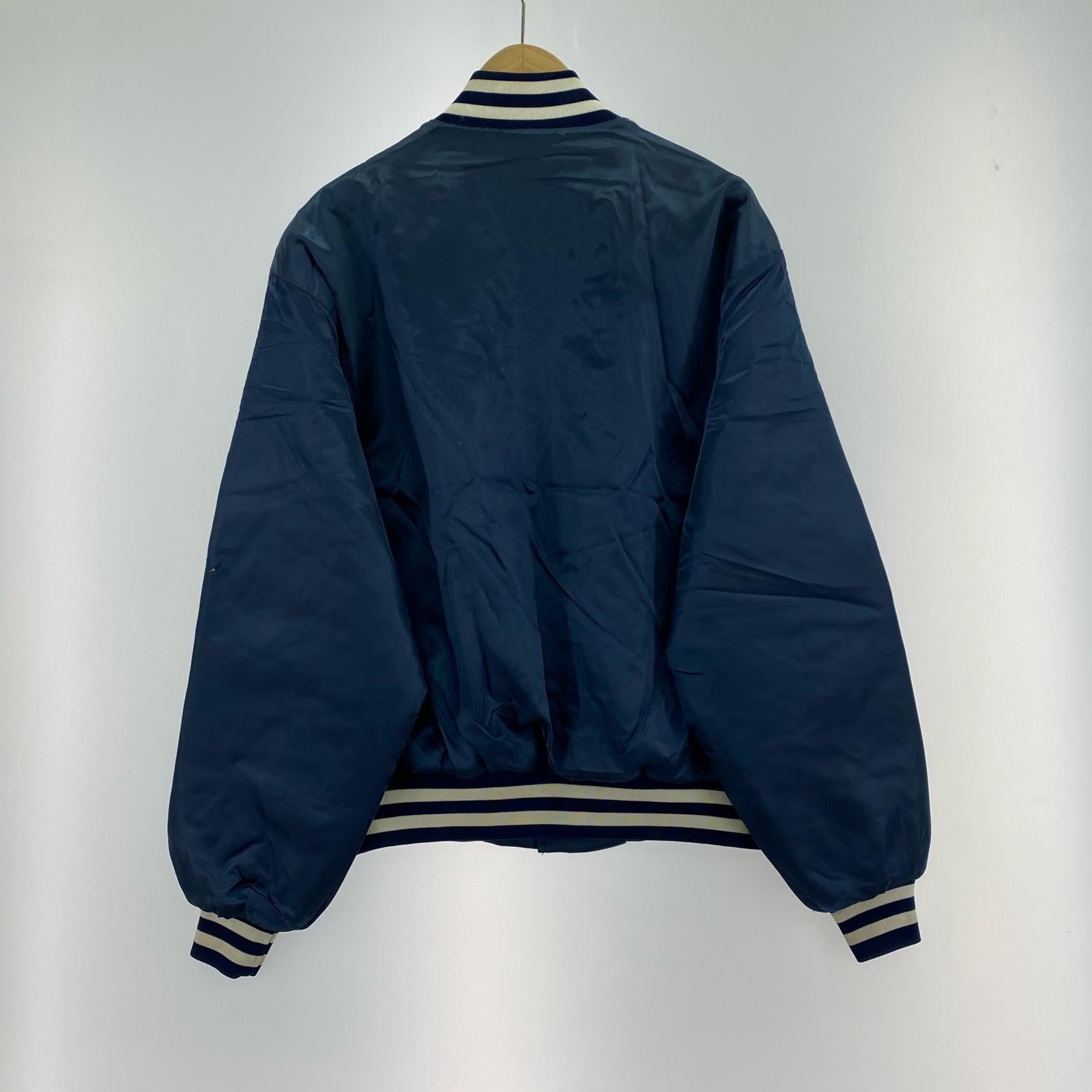 ブルゾン US.NAVY × Swingster USA製 ナイロンサテンスタジャン LL