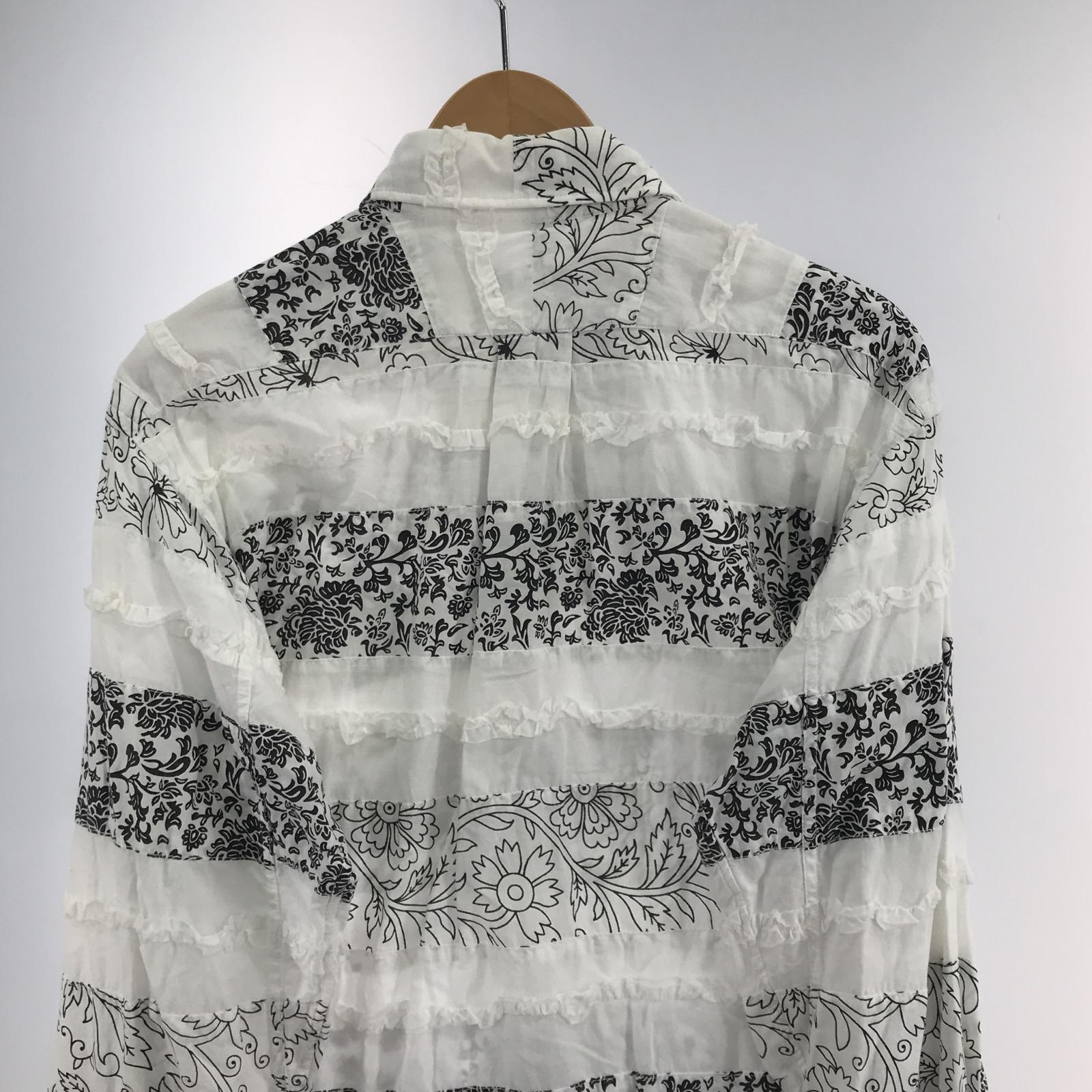 長袖シャツ 19 Century BDシャツ (XS) 白黒