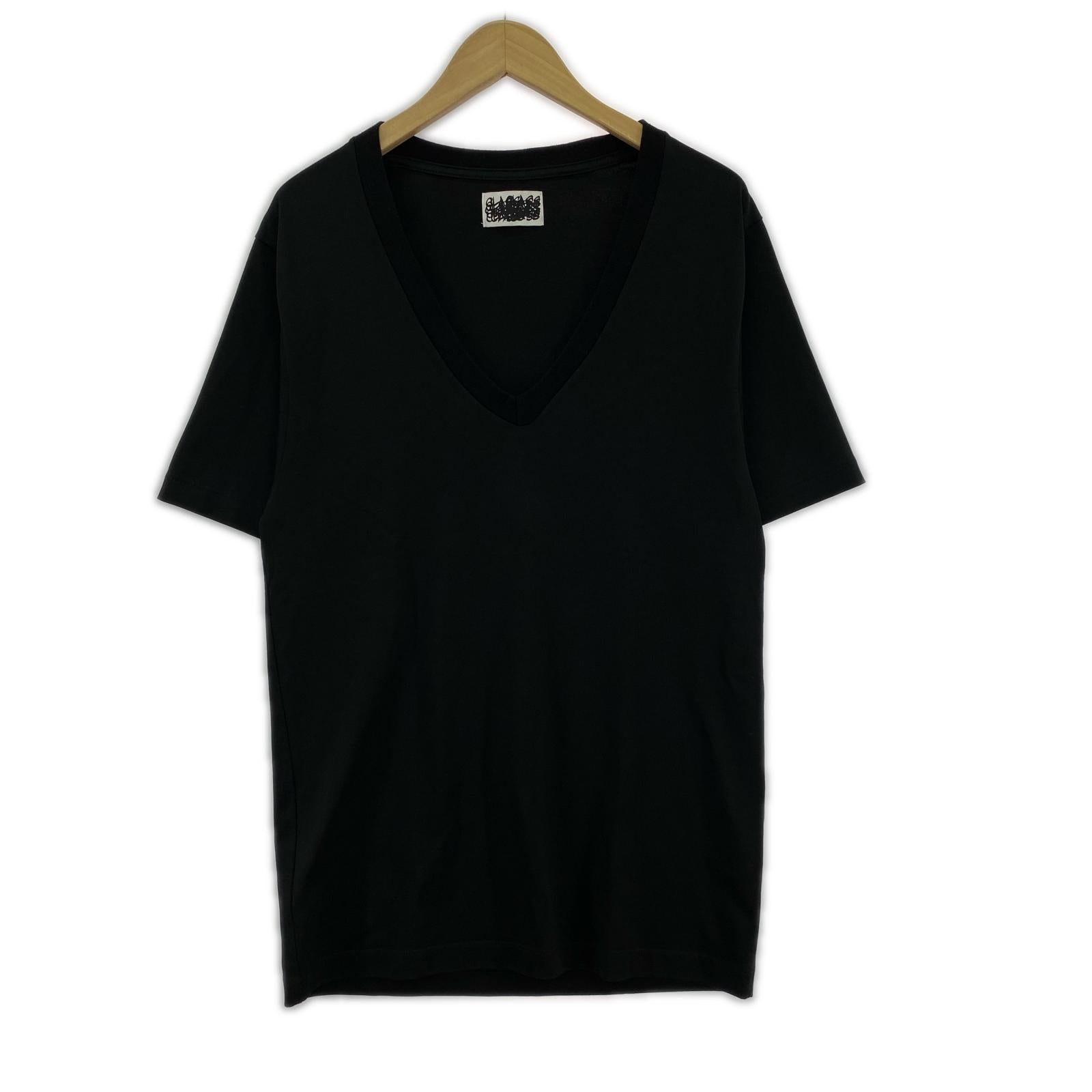 半袖Tシャツ CLASS WISM別注 ROYAL コットン Vネックカットソー 3 ブラック