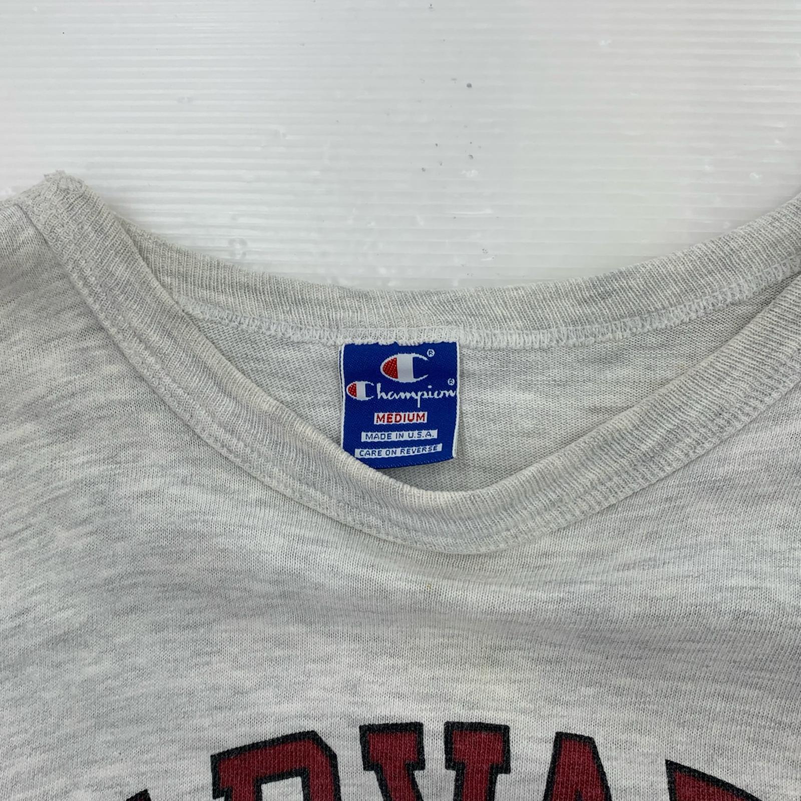 半袖Tシャツ 80s champion HARVARD (M) グレー M グレー