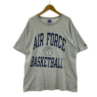 半袖Tシャツ 90s AIR FORCE BASKETBALL (L) グレー L グレー
