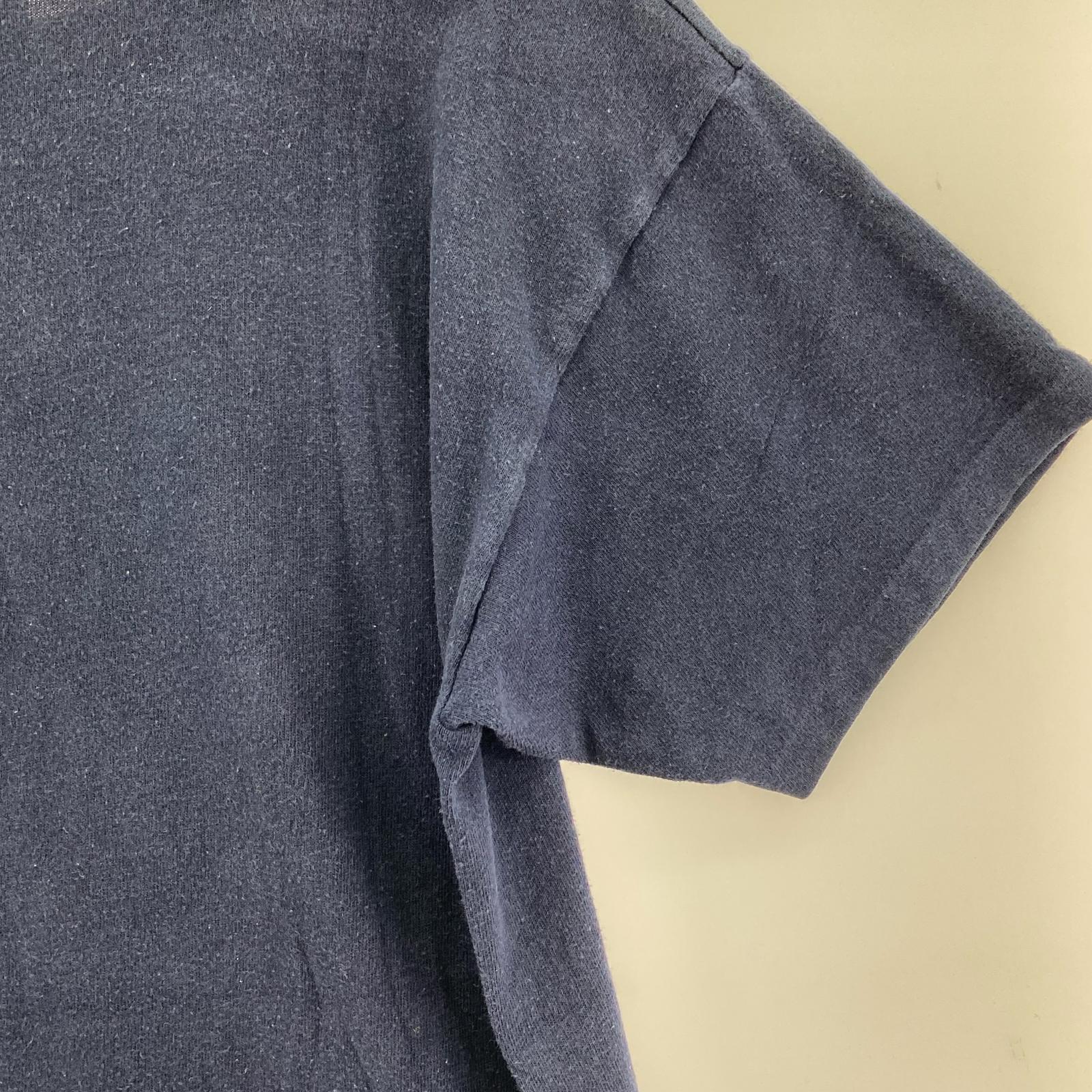 半袖Tシャツ 80s GEORGETOWN HOYAS (L) ネイビー L