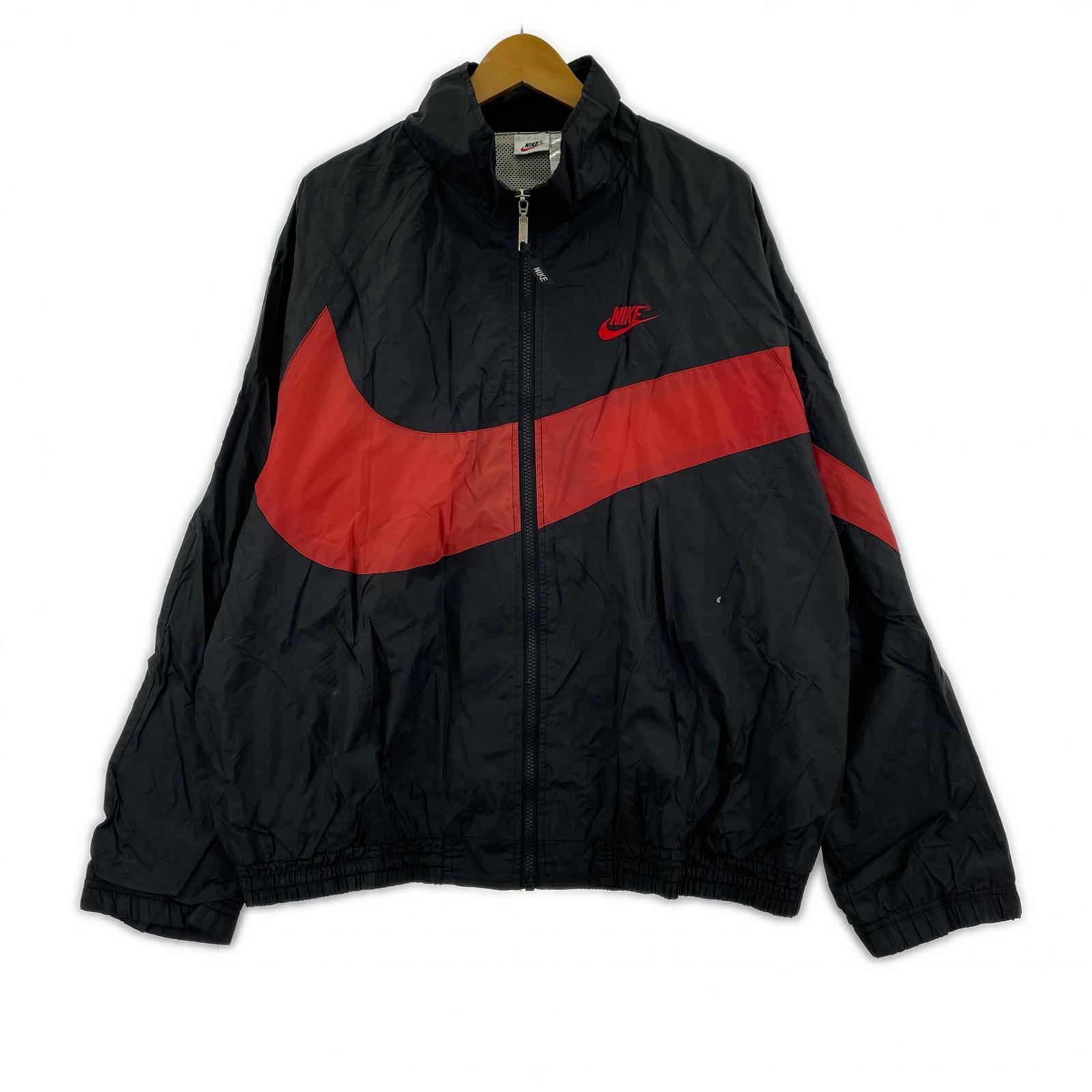 ジャケット 90s ビッグスウォッシュ ナイロンJKT(L) L