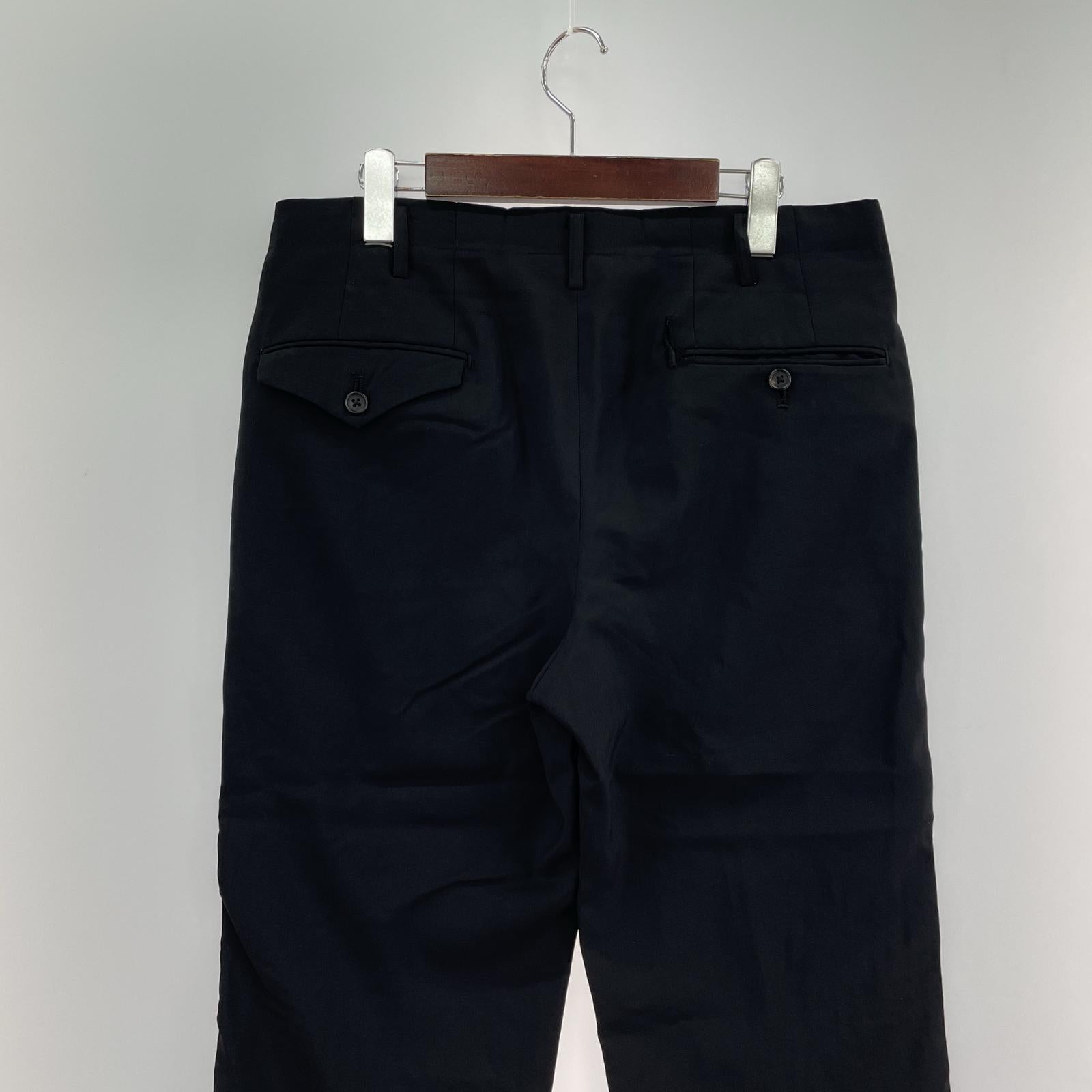 パンツ Y’s for men 定番 ウールギャバ スラックス 3 ブラック 3 ブラック