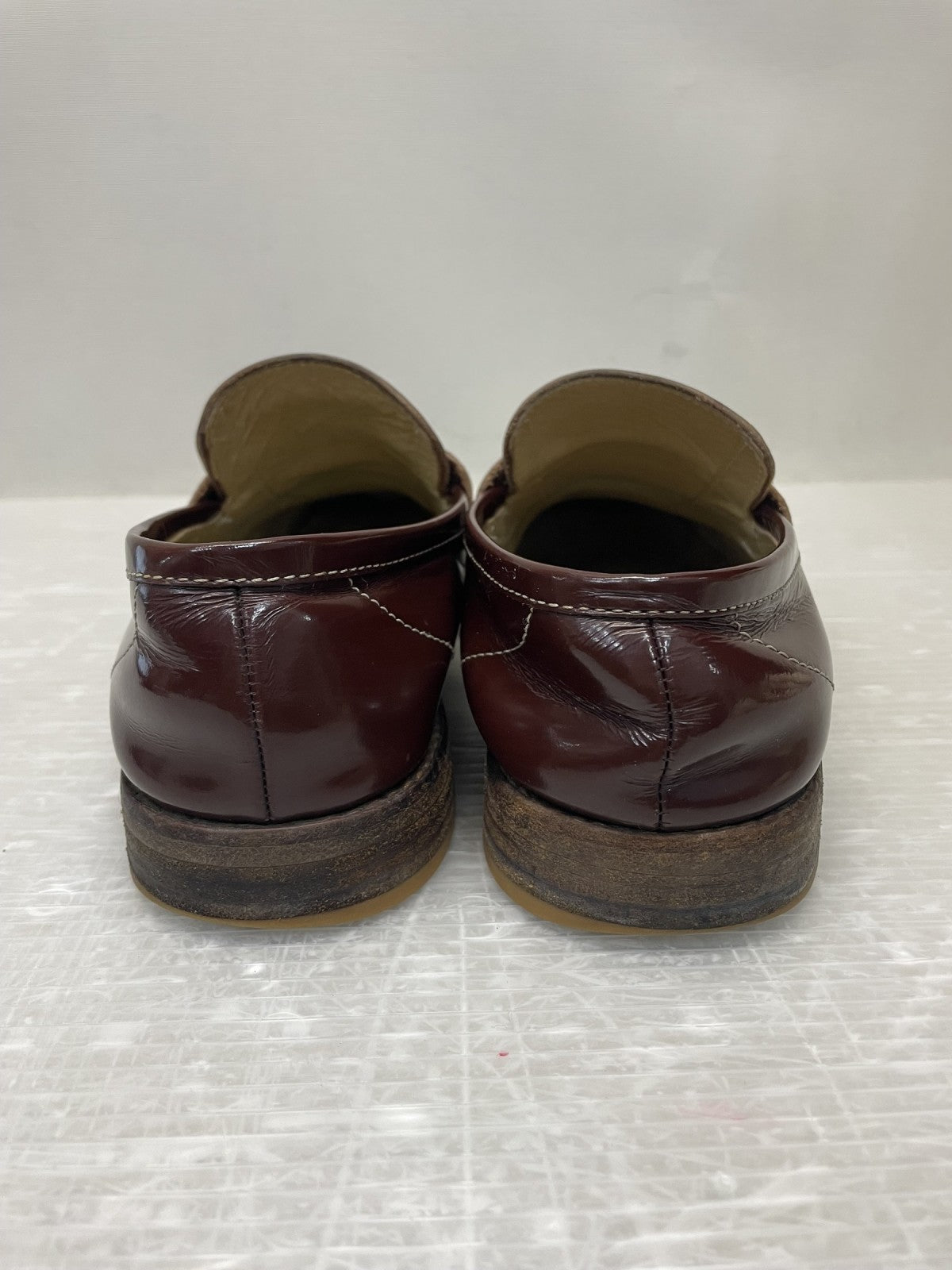 シューズ tricot COMME des GARCONS ポインテッドトゥコインローファー ブラウン