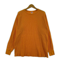 長袖Tシャツ STANDARD CALIFORNIA Waffle Thermal Long Sleeve T オレンジ (XL) オレンジ