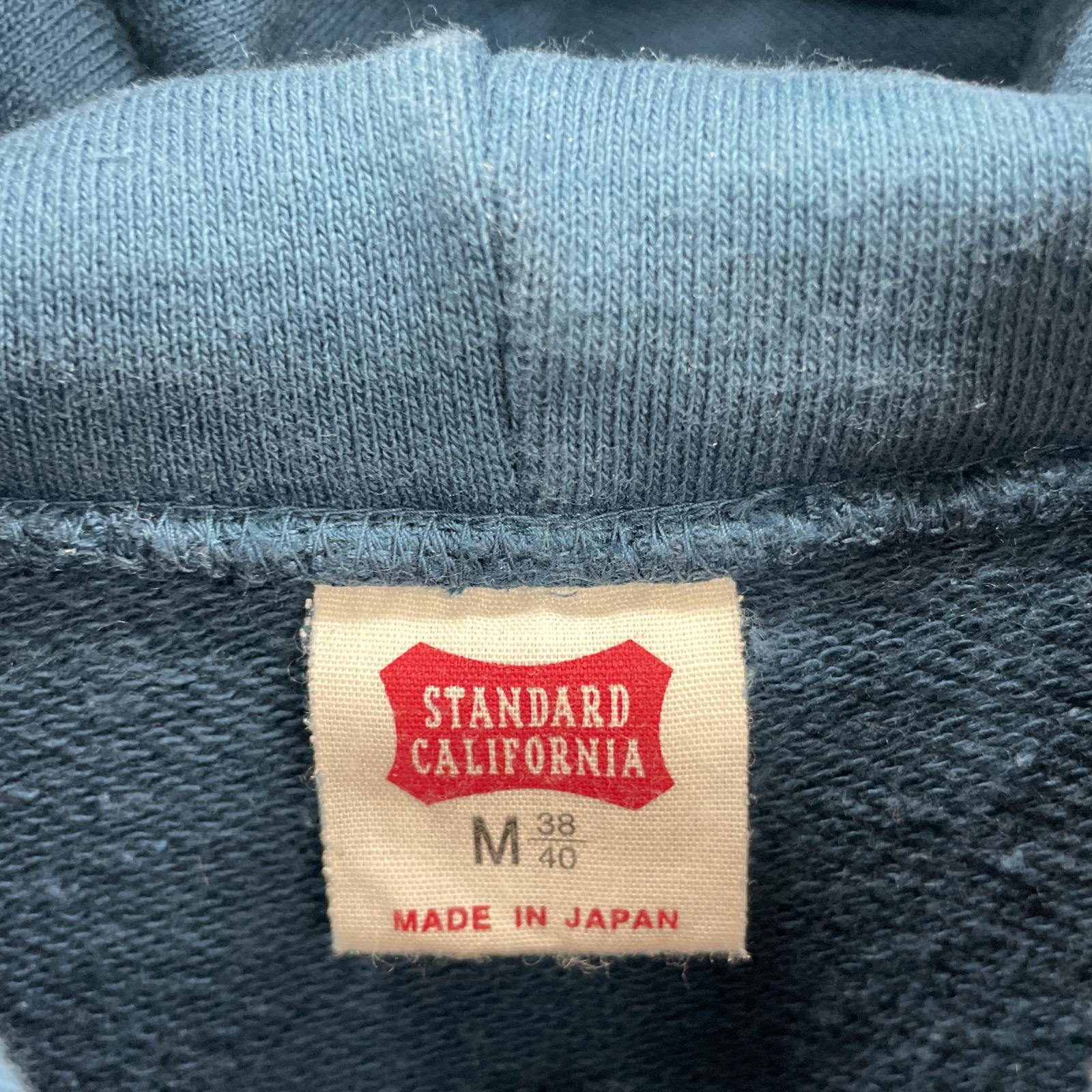パーカー STANDARD CALIFORNIA 25ss Jeff for SD Logo Hood Sweat M ブルー M ブルー
