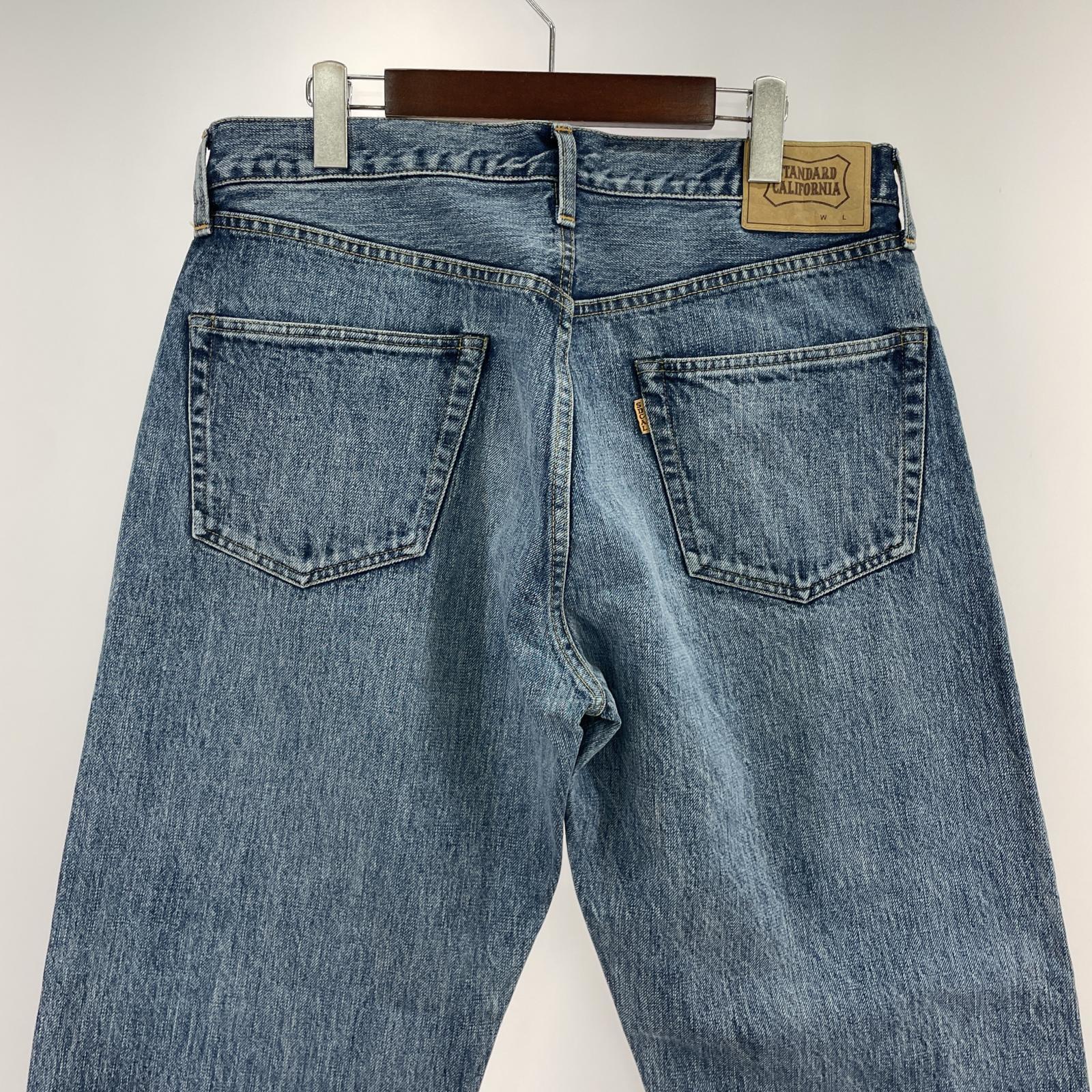 デニムパンツ STANDARD CALIFORNIA SD 5-POCKET DENIM PANTS 960 VINTAGE WASH 34 ネイビー