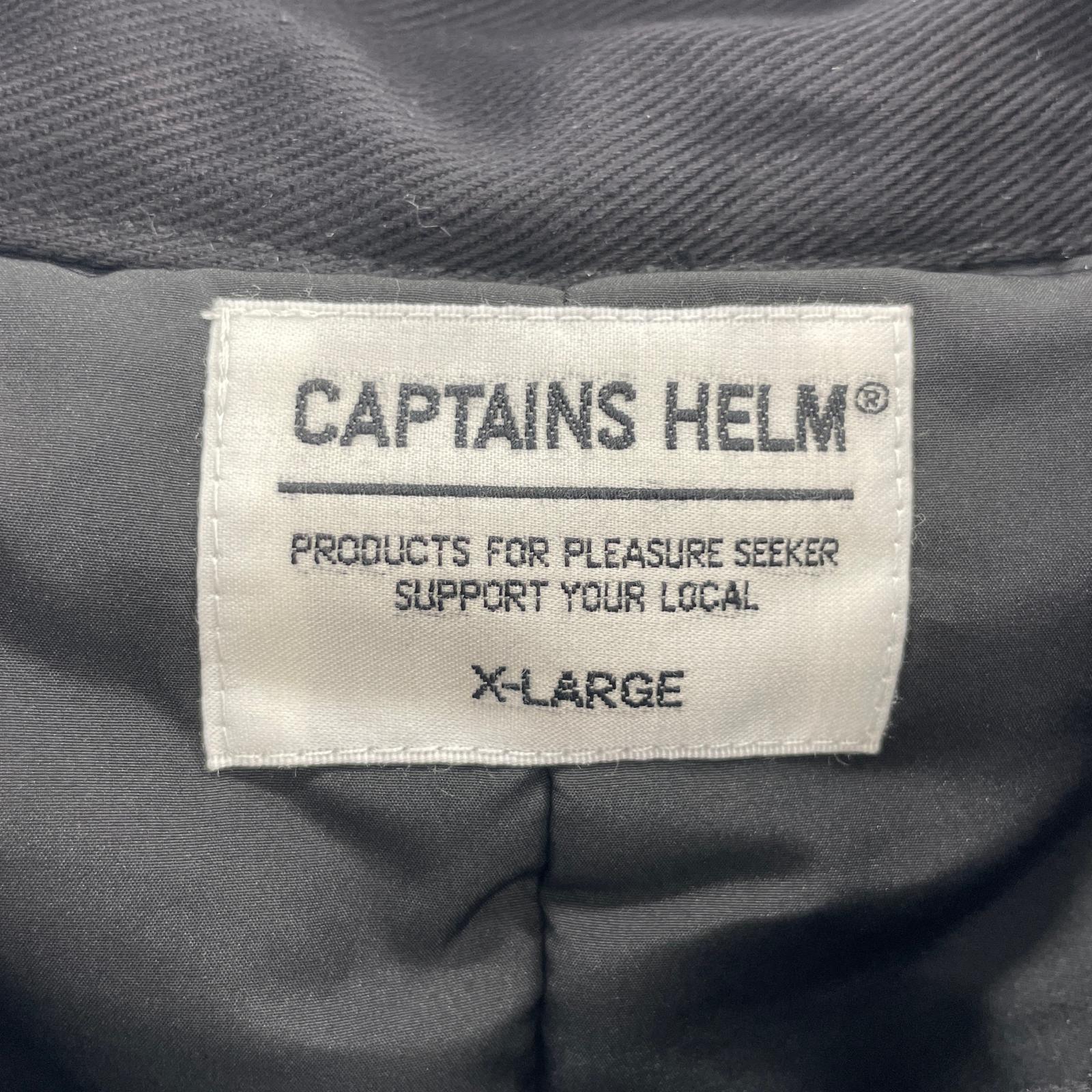 ジャケット Captains Helm SEVEN A WEEK FISH TAIL MIL JACKET XL ブラック ブラック