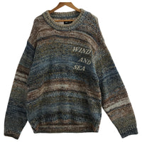 ニット BOUCLE LOGO KNIT L