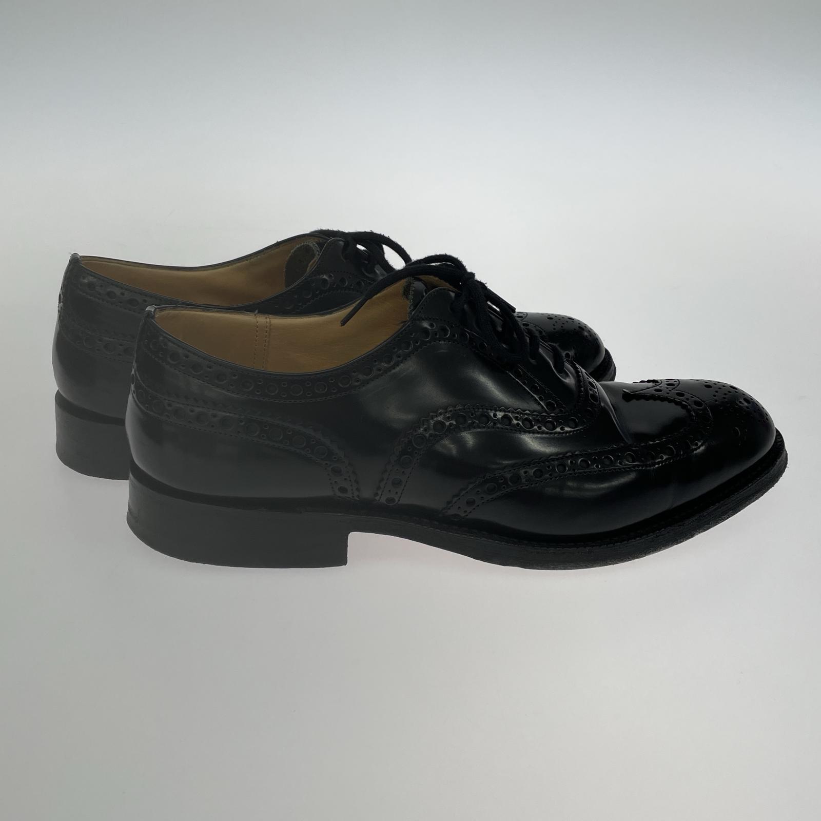 シューズ BURWOOD ウイングチップ ブラック