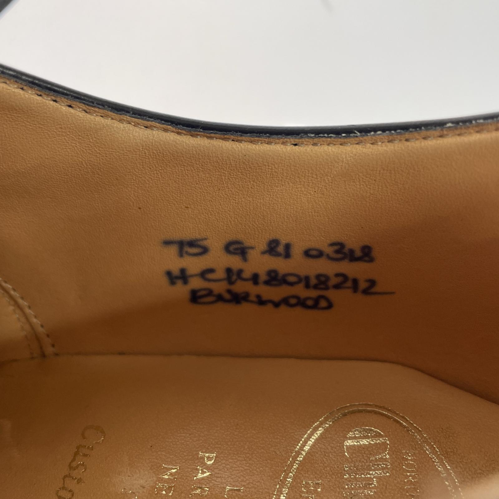 シューズ BURWOOD ウイングチップ ブラック