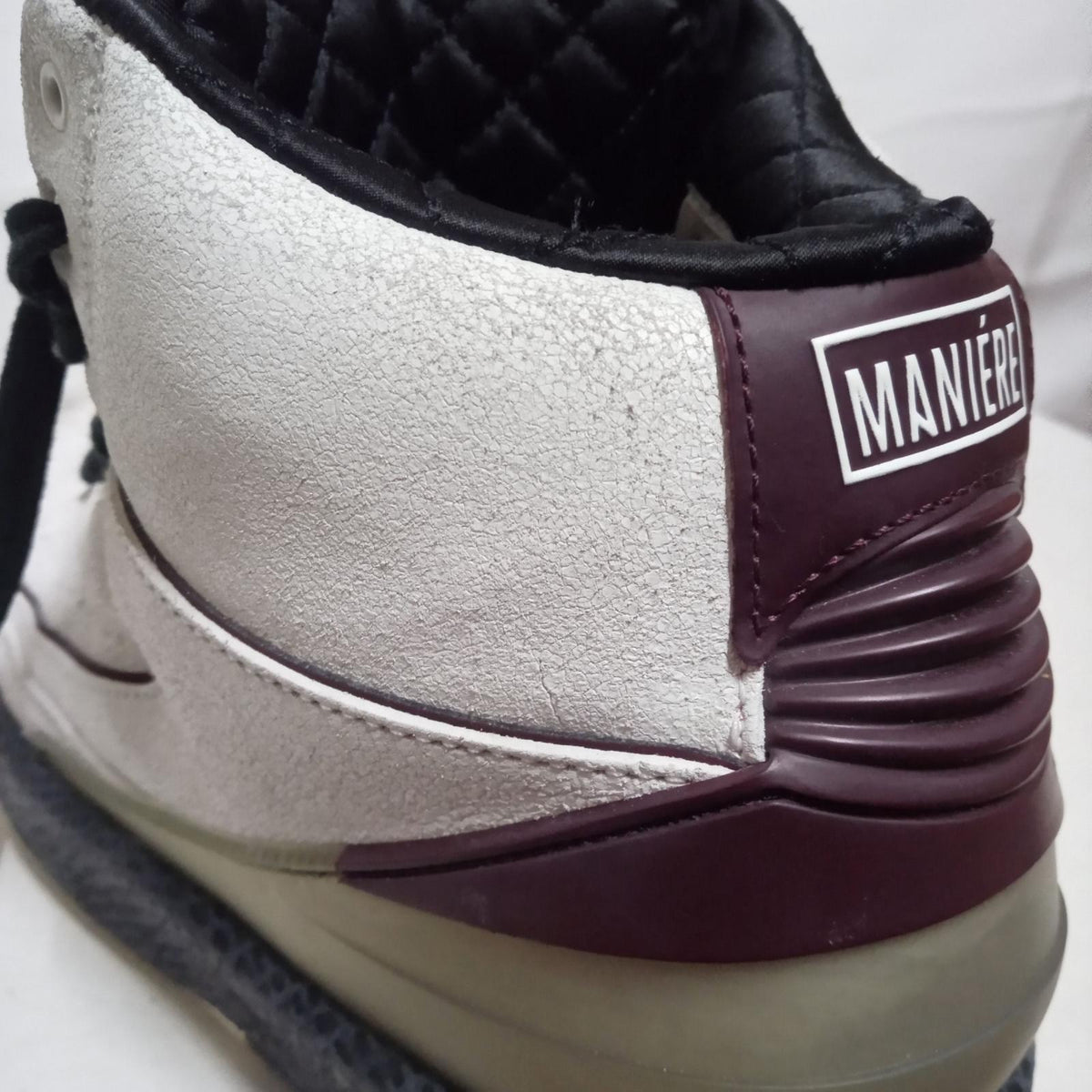 スニーカー A Ma Maniere × Nike Air Jordan 2 "Airness/Sail and Burgundy" 28.5cm (US10 1/2 UK10 EU47)