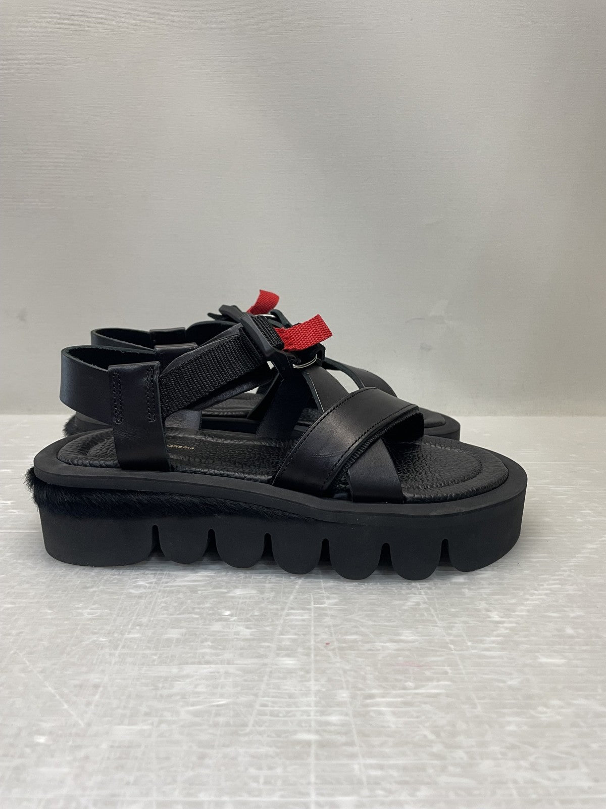 サンダル Hender Scheme meadow sandal ストラップサンダル 4 ブラック