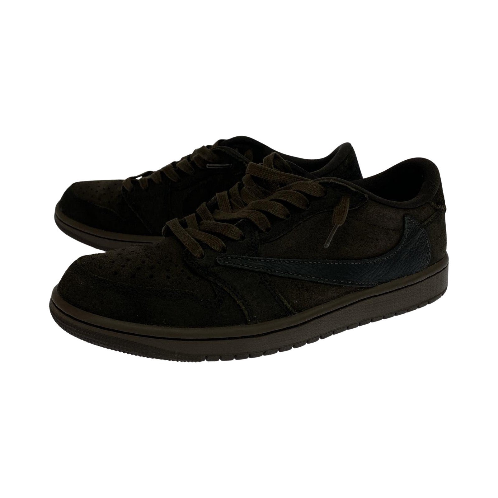 スニーカー NIKE×TRAVIS SCOTT AIR JORDAN 1 LOW OG SP 26cm (US8 UK7 1/2 EU42) ブラウン