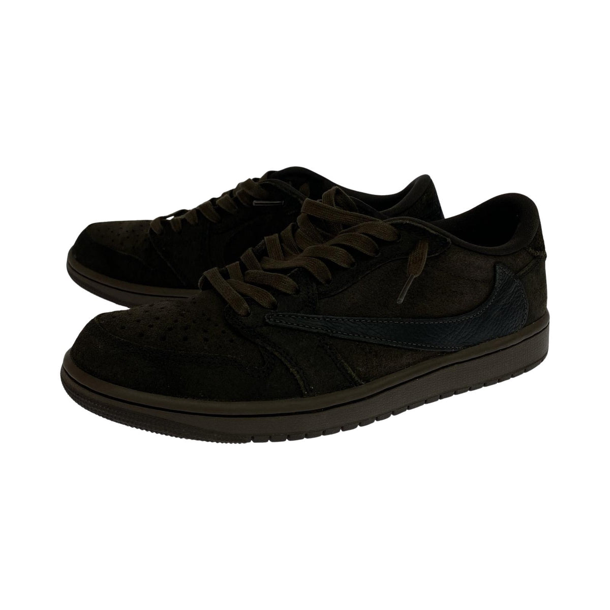 スニーカー NIKE×TRAVIS SCOTT AIR JORDAN 1 LOW OG SP 26cm (US8 UK7 1/2 EU42) ブラウン