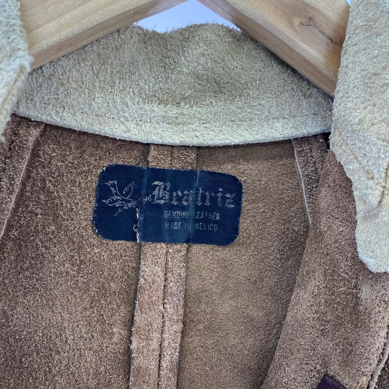 レザージャケット Bratriz スウェードポンチョ ブラウン