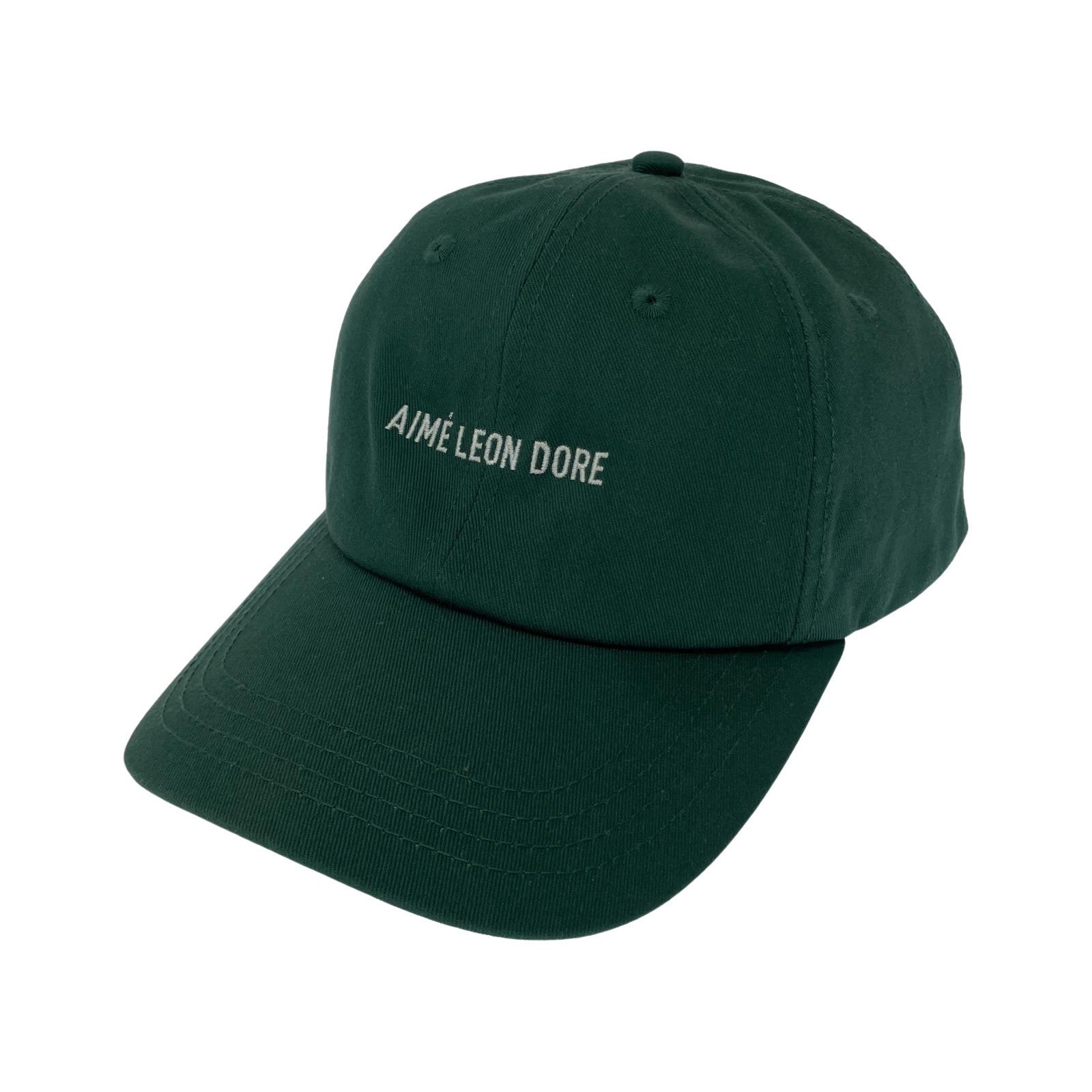 キャップ Aime Leon Dore ロゴベースボールキャップ 緑