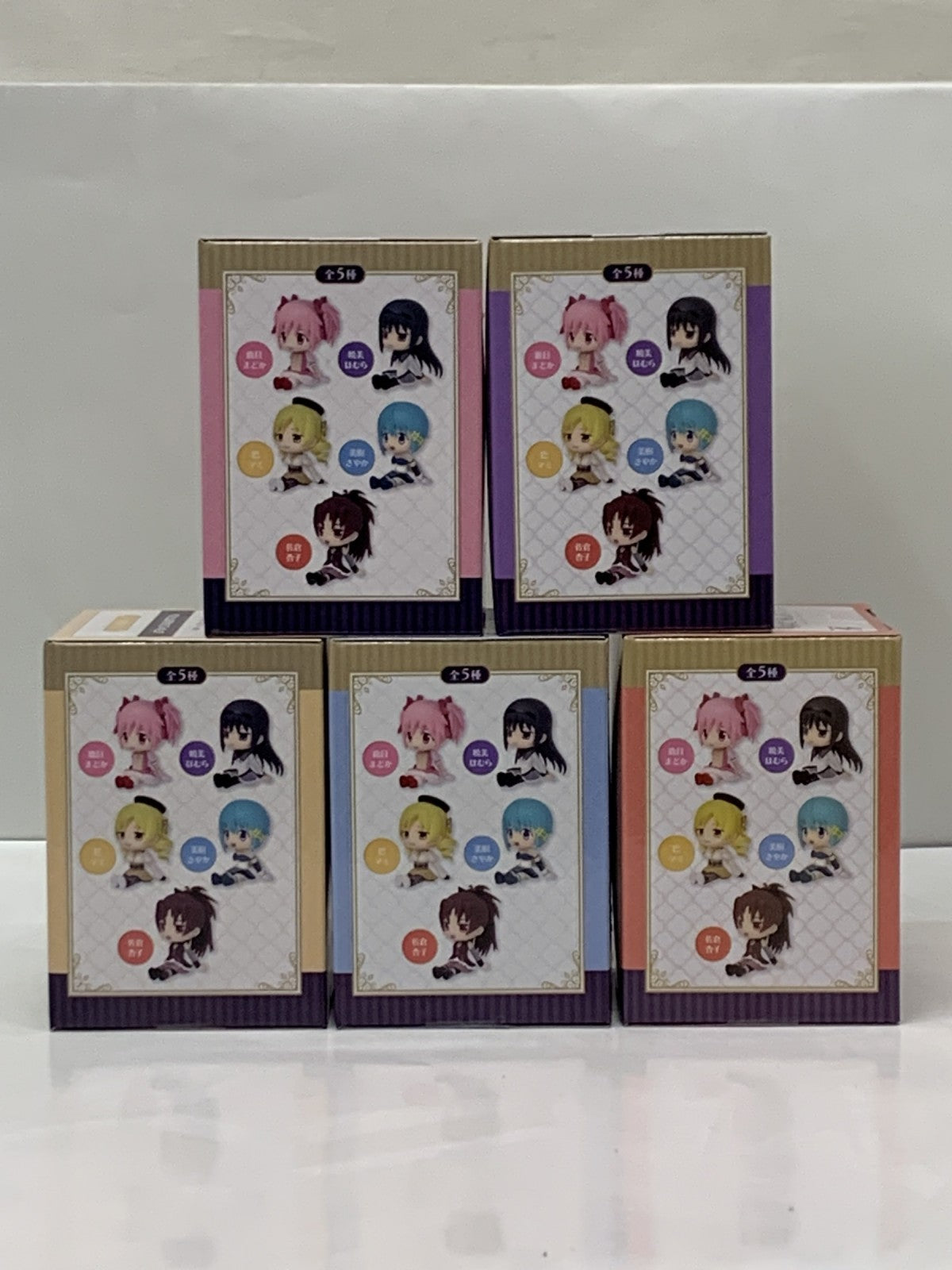 まどマギ ぺたっとおすわり 5種セット フィギュア/グッズ