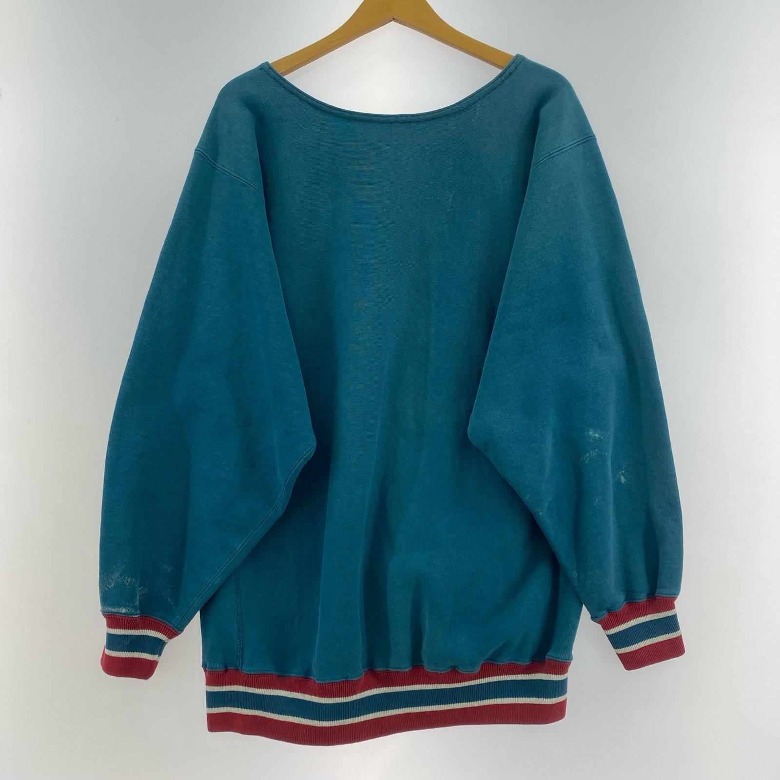 スウェット Champion 90s RWスウェット ターコイズ