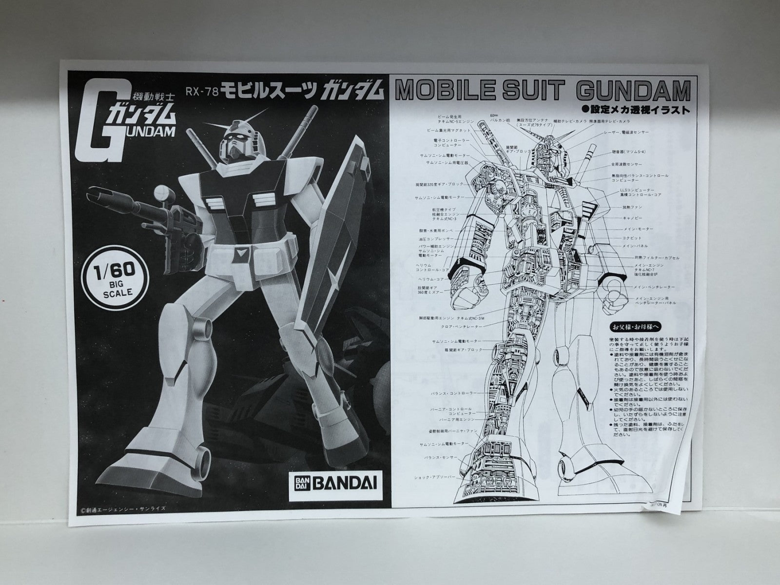 1/60 RX-78-2ガンダム ガンプラ