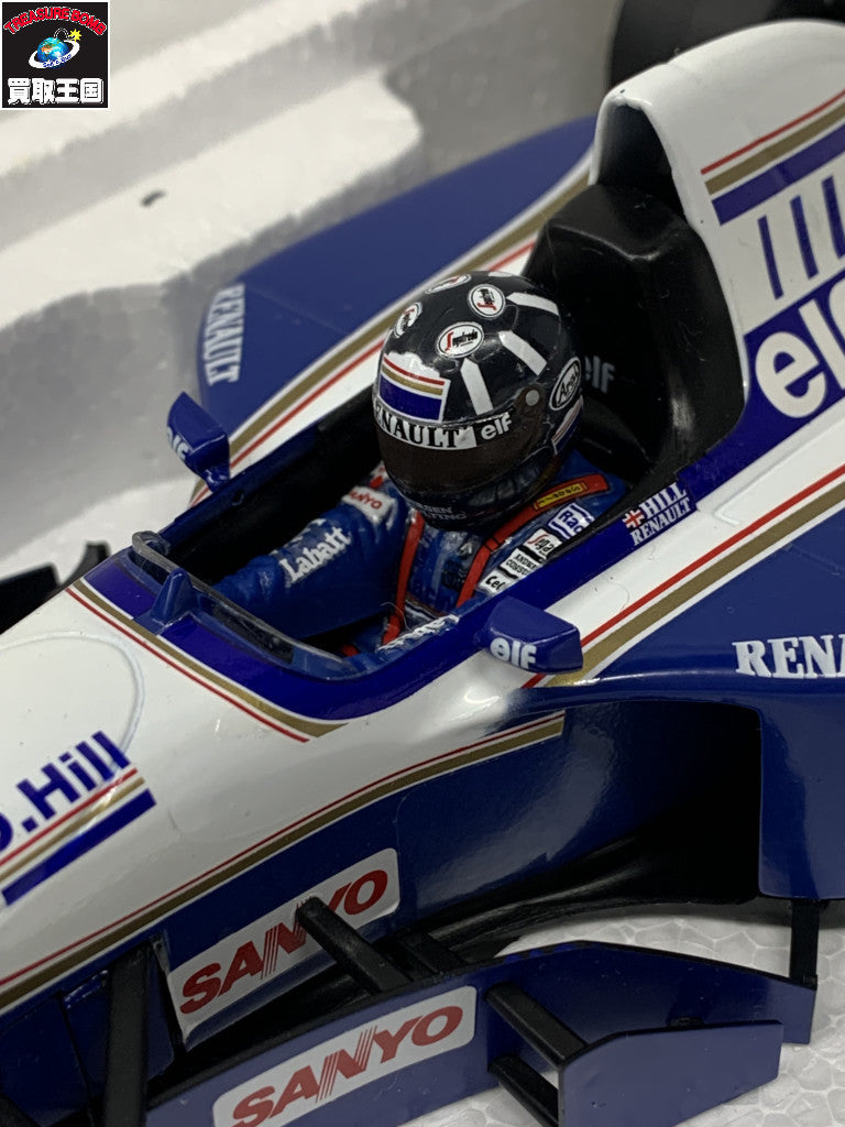 MINICHAMPS 1/18 ウィリアムズ ルノー FW17 スケールカー
