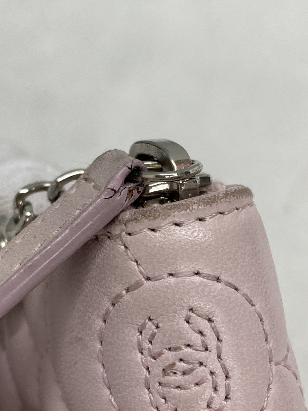 CHANEL カメリア ラウンドファスナー PNK
