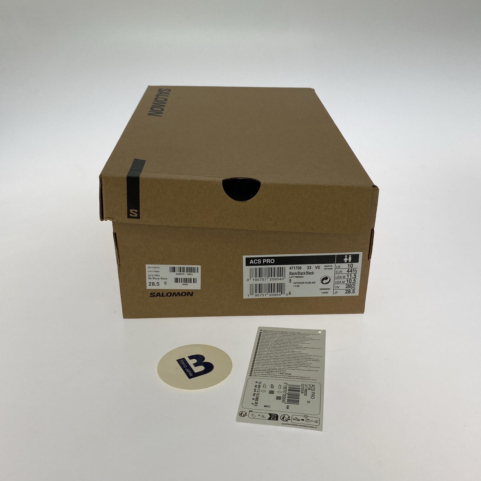 スニーカー ACS PRO 28.5cm (US10 1/2 UK10 EU47) ブラック