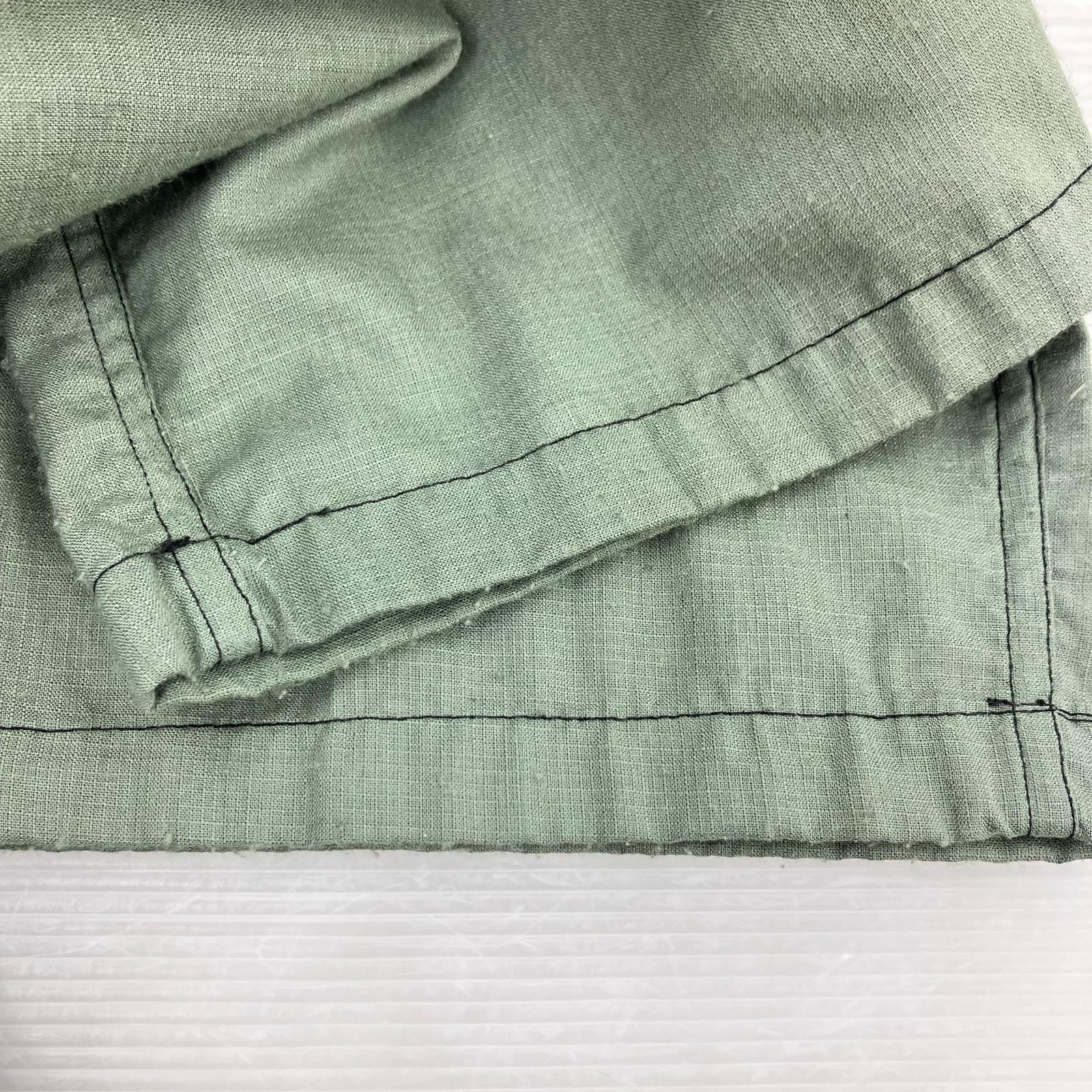 長袖シャツ ホスピタルシャツ 緑
