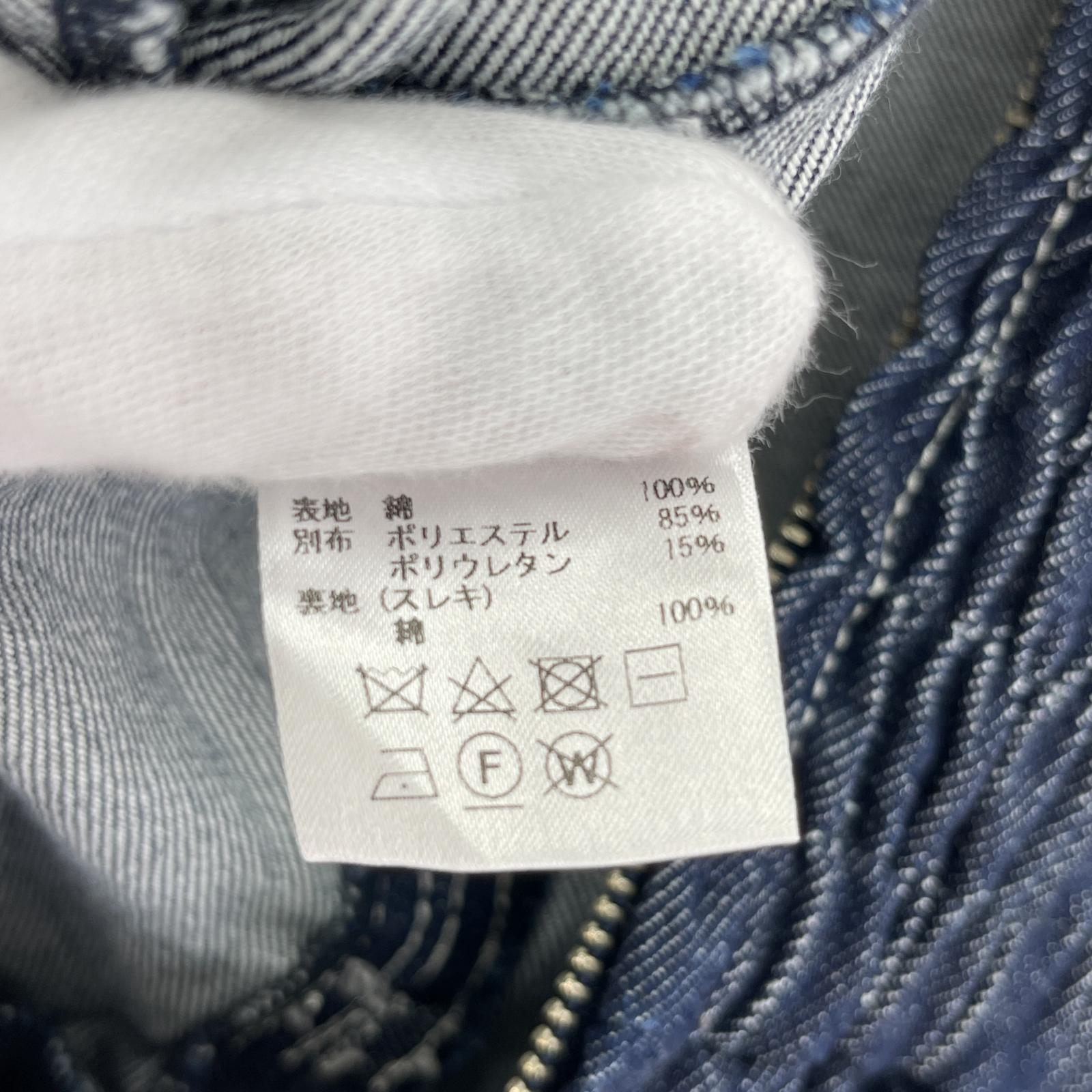 ワンピース フロントホック デニムワンピース Fインディゴ フリー