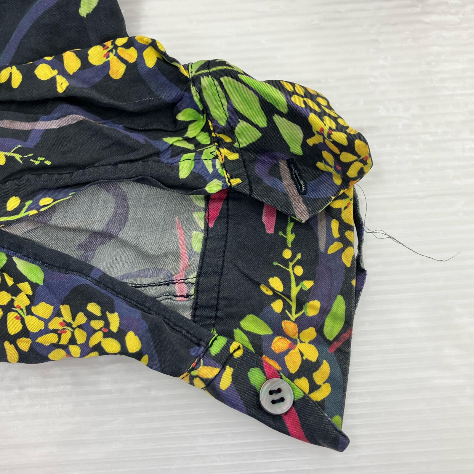 長袖Tシャツ WANG CHOMPHU シルクシャツ L マルチカラー